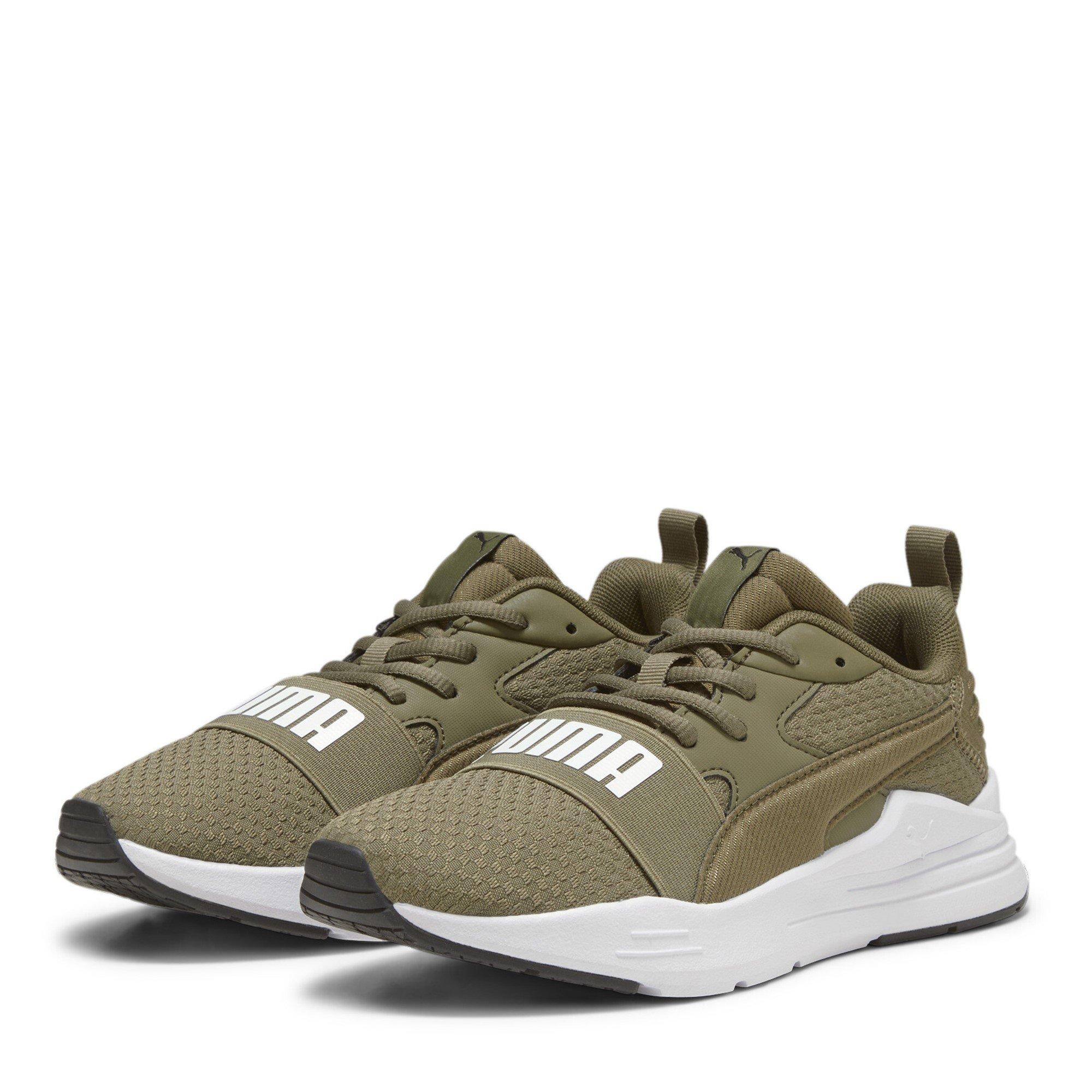 Puma Boys Kids' Wired Run Pure Runner - Burnt Olive - 5.5 (38.5)