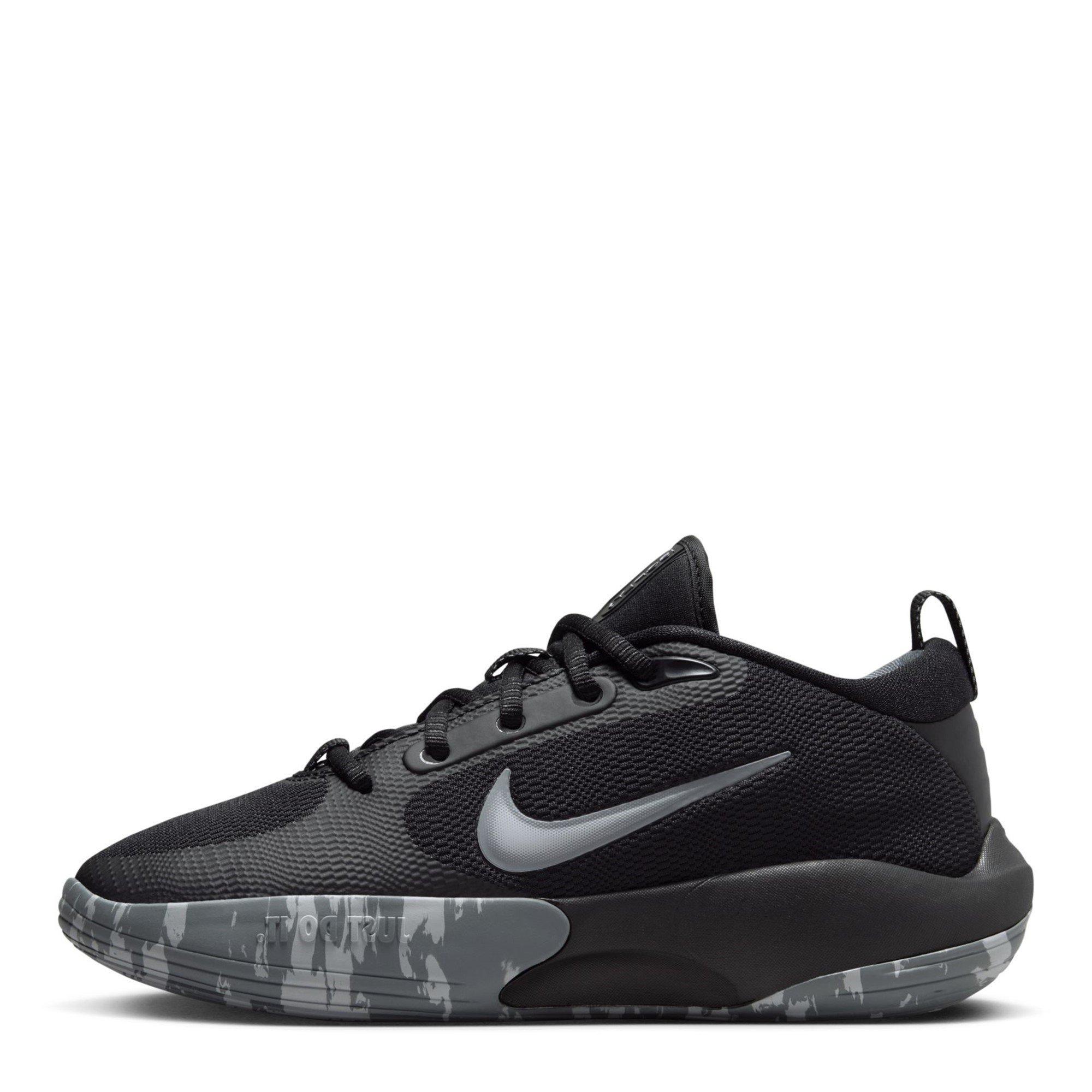 Blk/Grey-White - Nike - Nike IsoFly Juniors Basketball Shoes - 2