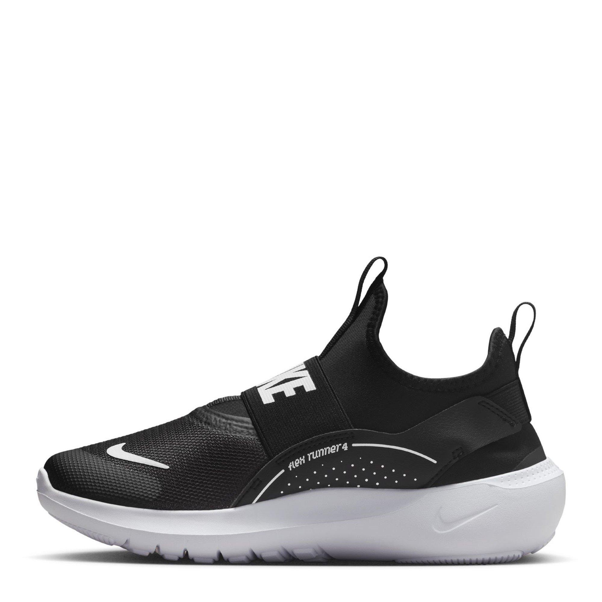 Black/White - Nike - Flex Runner 4 Shoes Juniors - 2