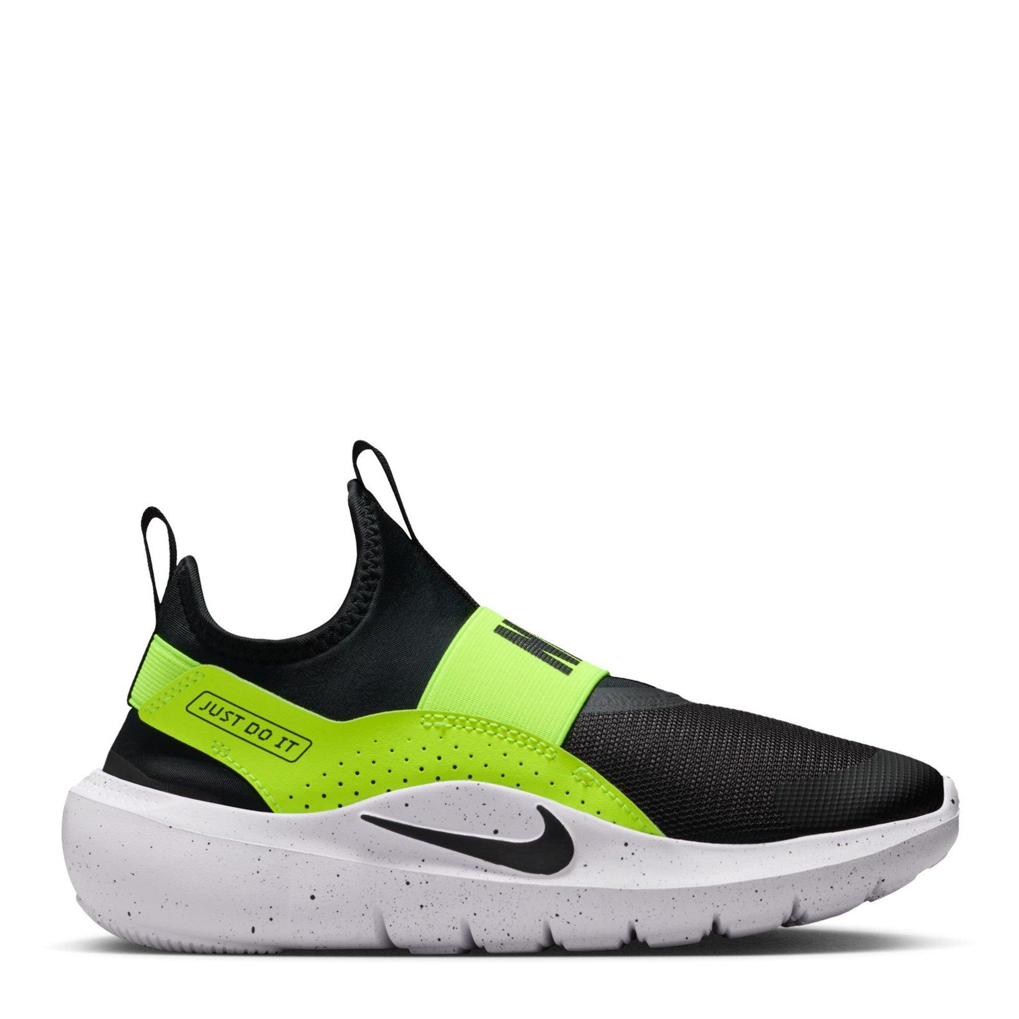 Nike Boys Flex Runner 4 Shoes Juniors - Black/Volt - 5 (38)