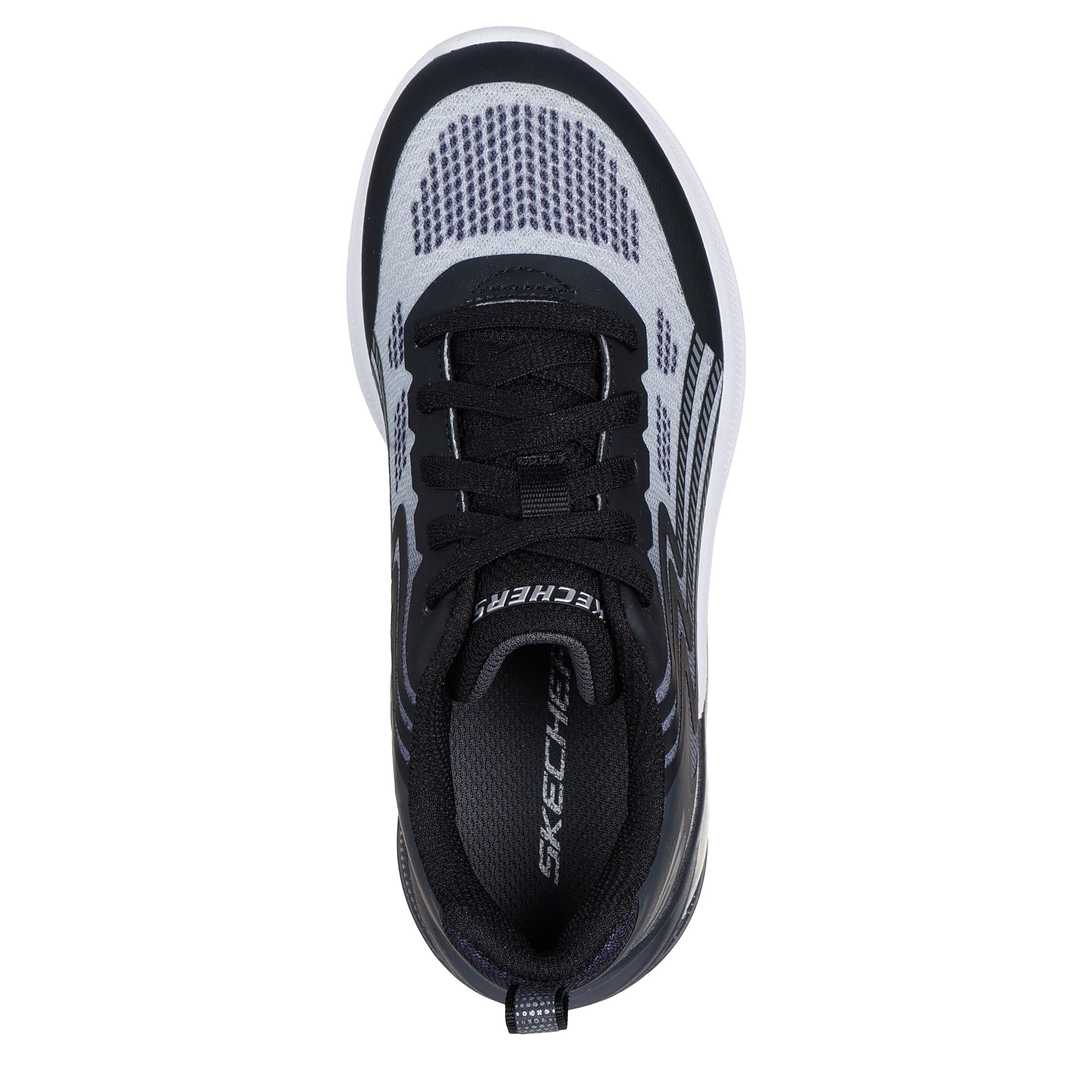 Noir/Argent - Skechers - Lace Up Sneaker W Midsole Tech Piec Runners Boys - 5