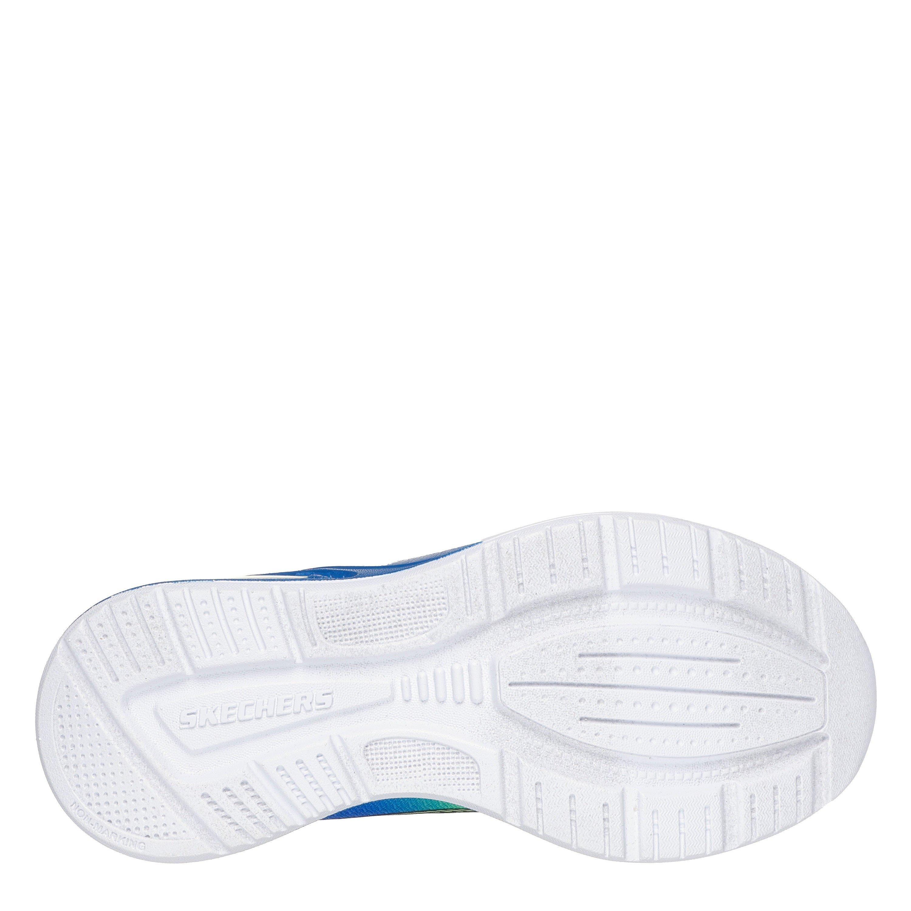 Blue/Green - Skechers - Kids' Lace Up Midsole Technology Runners - 5