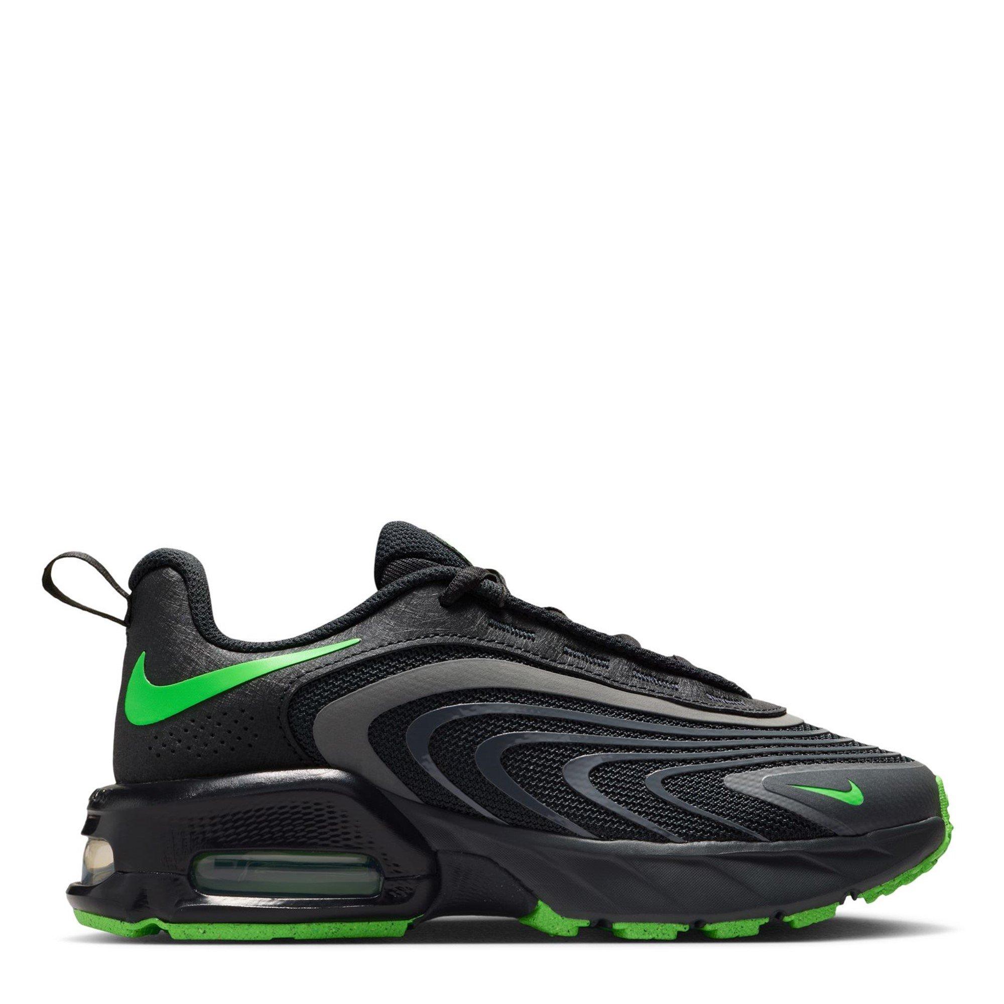 Nike Boys Air Max Fire Sneakers Juniors - Grey/Volt - 5.5 (38.5)