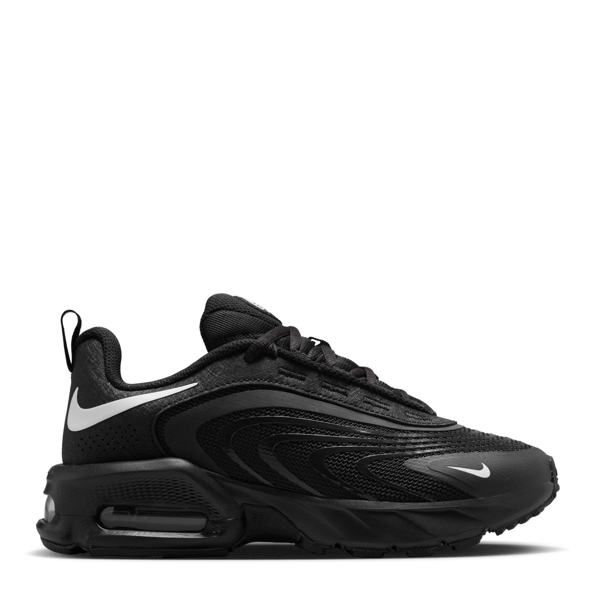 Nike Boys Air Max Fire Sneakers Juniors - Black/White - 4 (36.5)