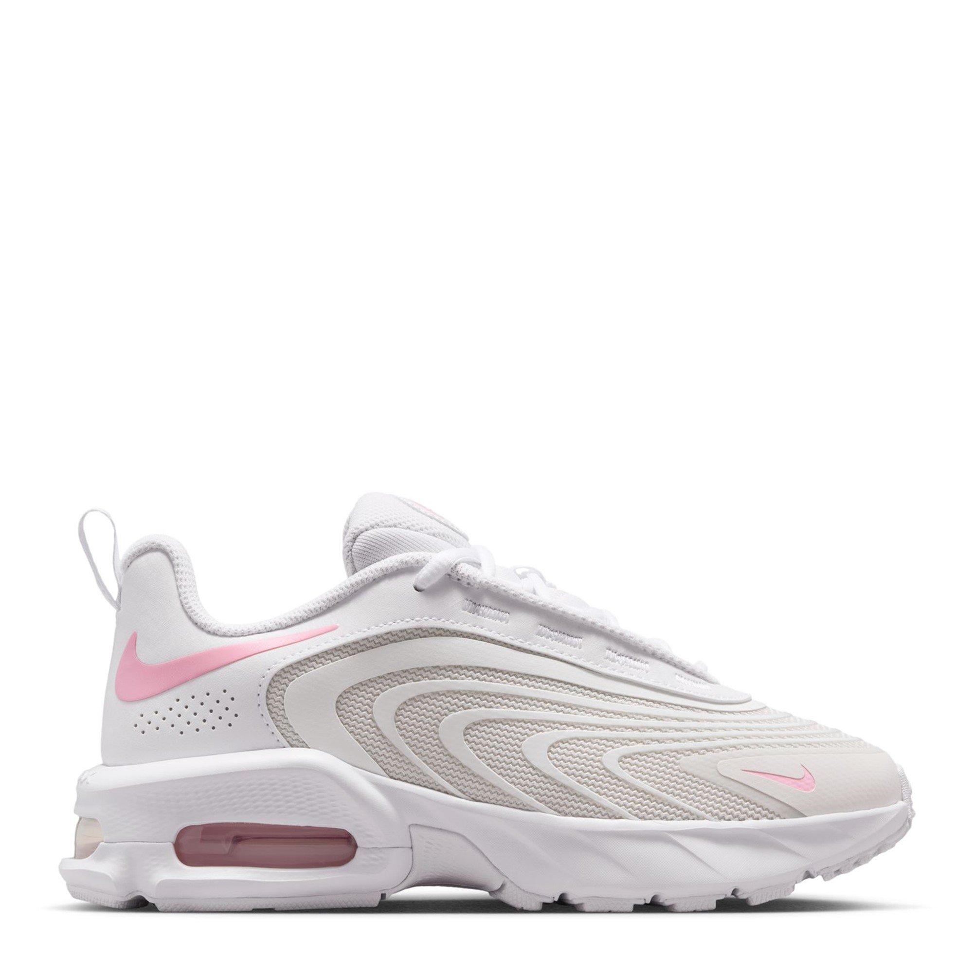 Nike Boys Air Max Fire Sneakers Juniors - White/Pink - 4 (36.5)