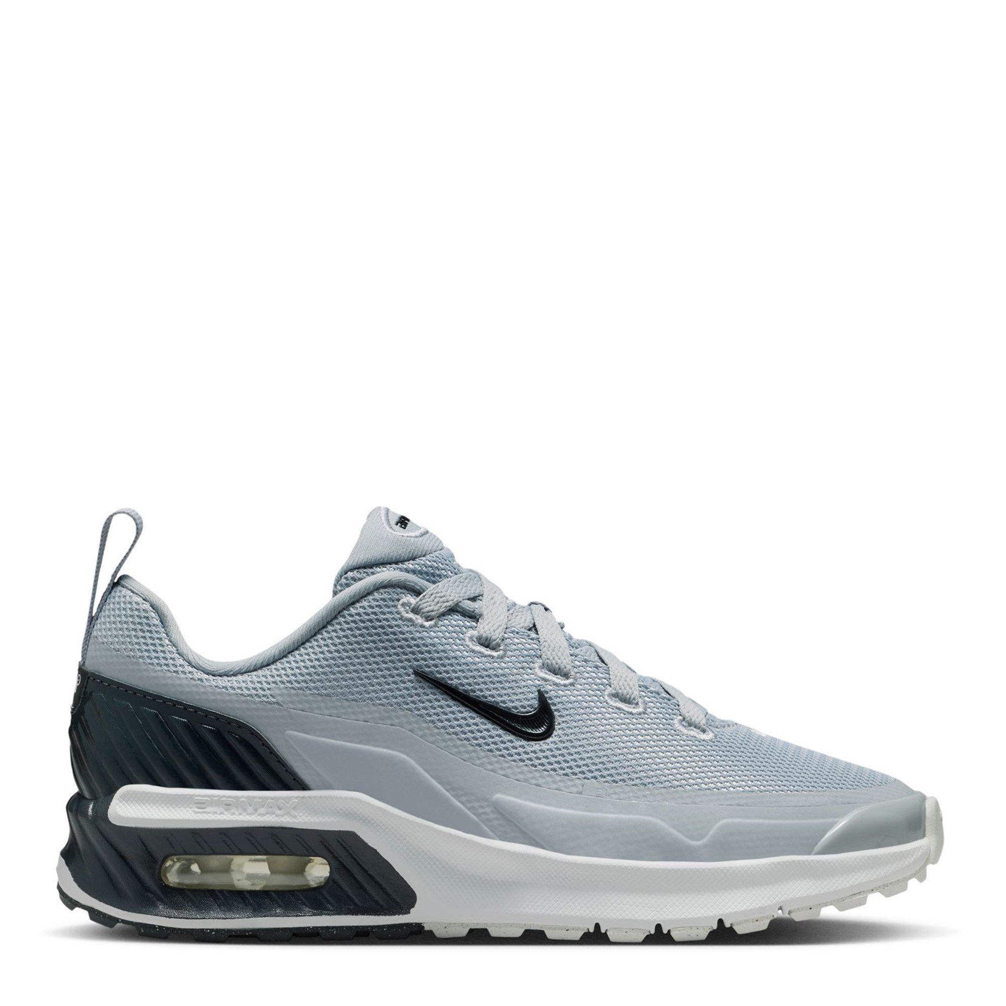 Nike Boys Air Max Bia Shoes Juniors - Wolf Grey/White - 5 (38)