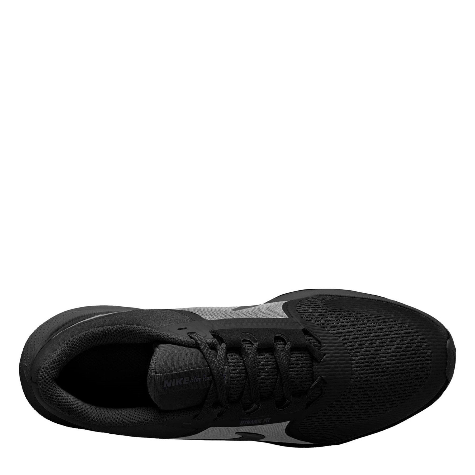 Blk/Anthracite - Nike - Nike Star Runner 5 Junior Running Shoes - 9