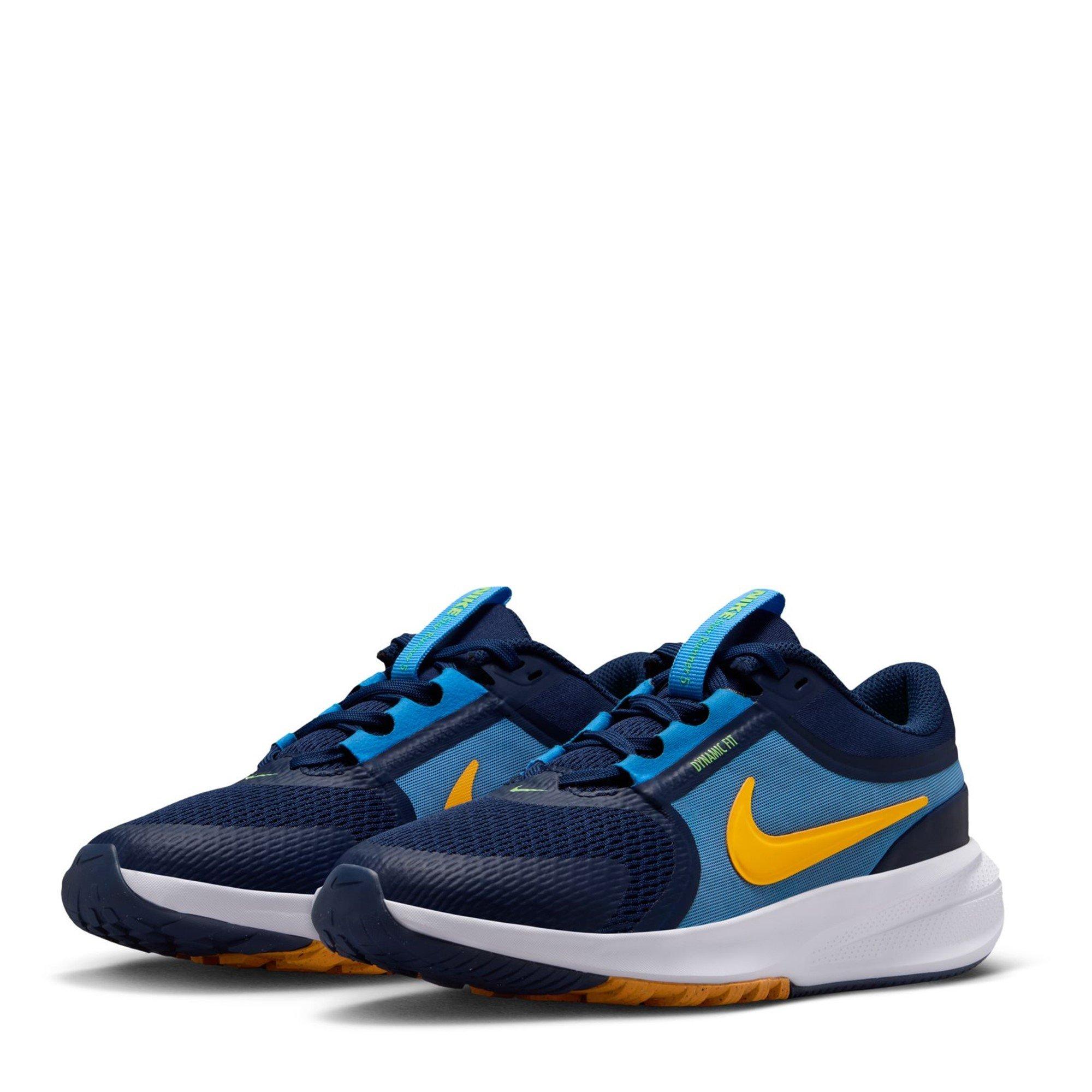 Mid Navy/Orange - Nike - Star Runner 5 Junior Running Shoes - 3