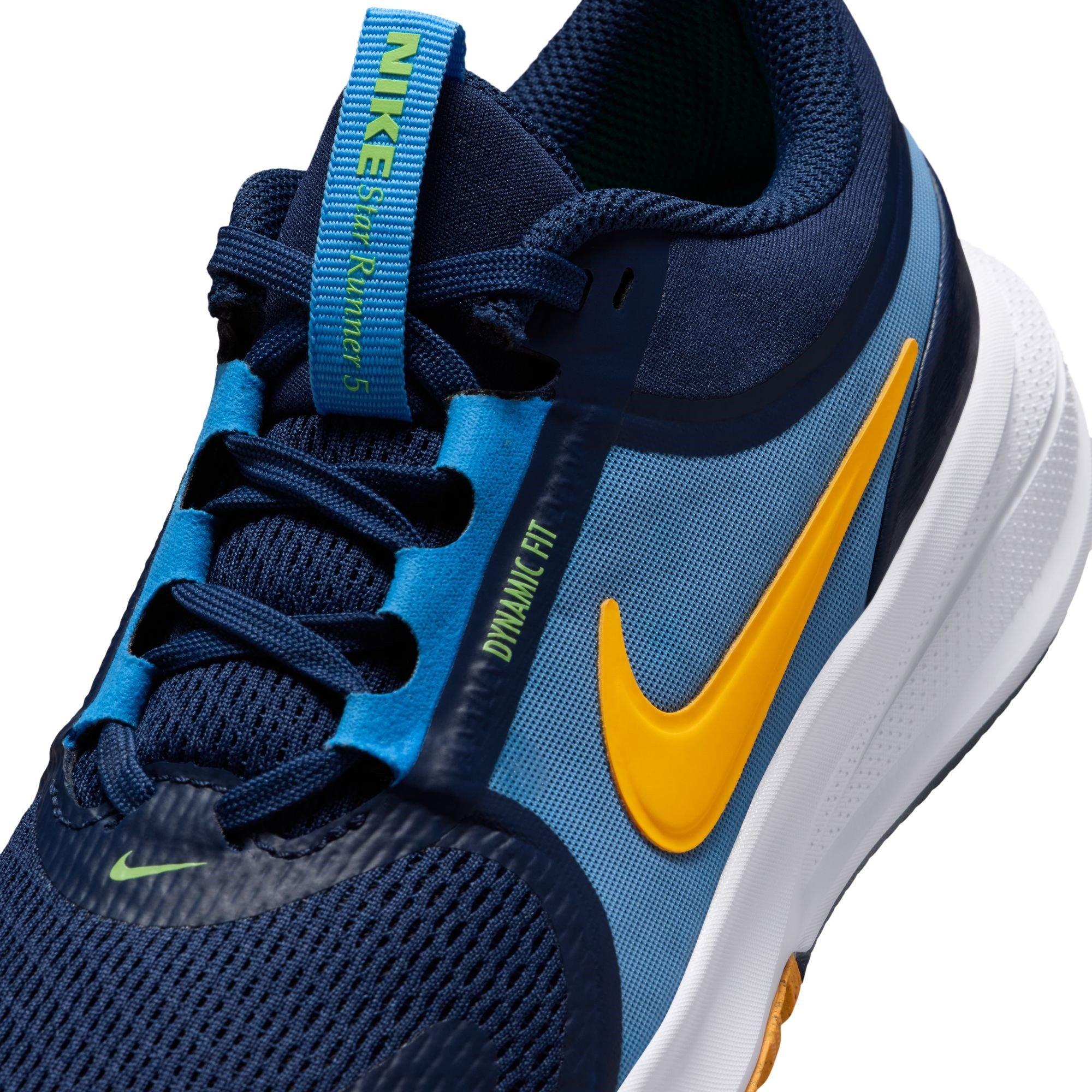 Mid Navy/Orange - Nike - Star Runner 5 Junior Running Shoes - 7