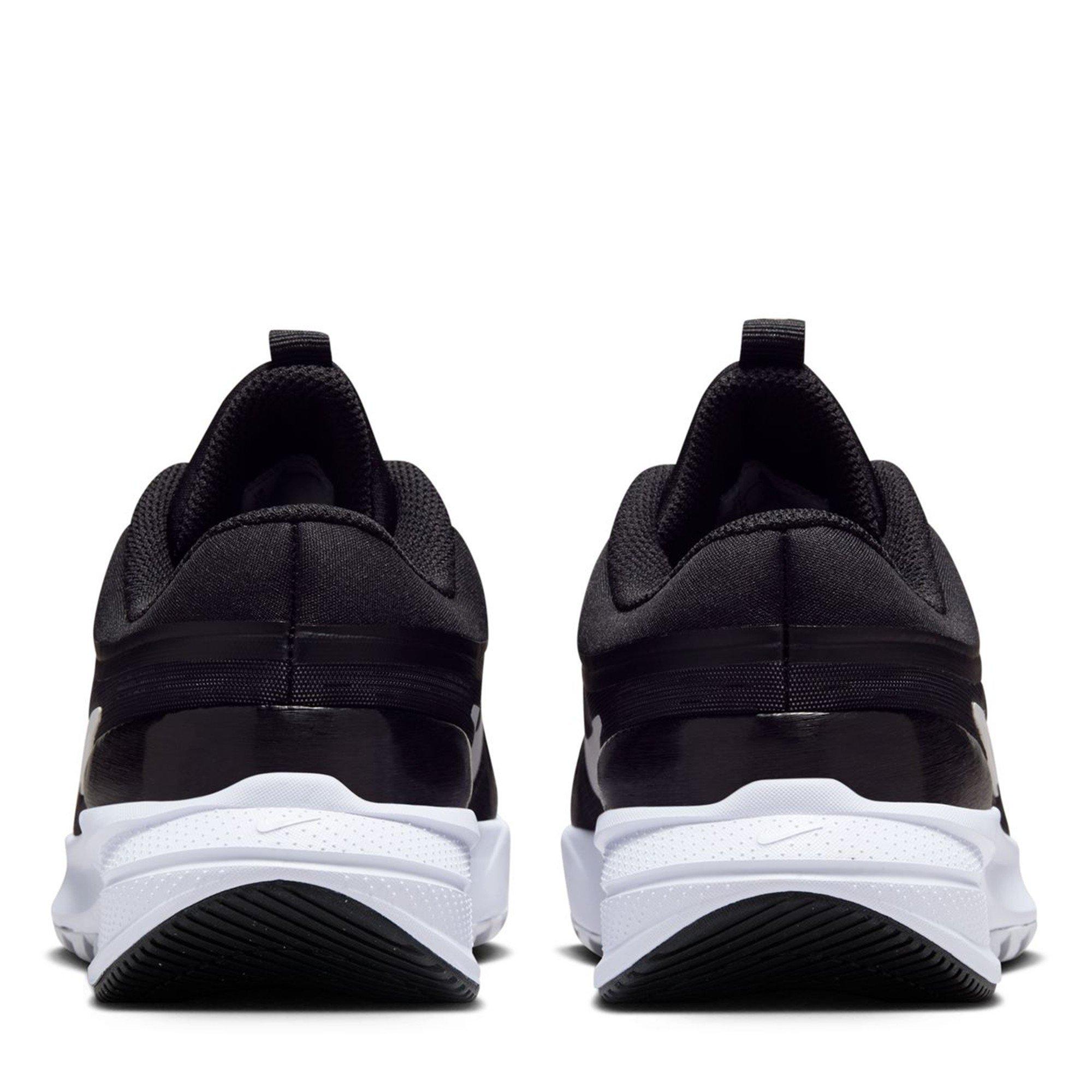 Black/Wht/White - Nike - Star Runner 5 Junior Running Shoes - 4