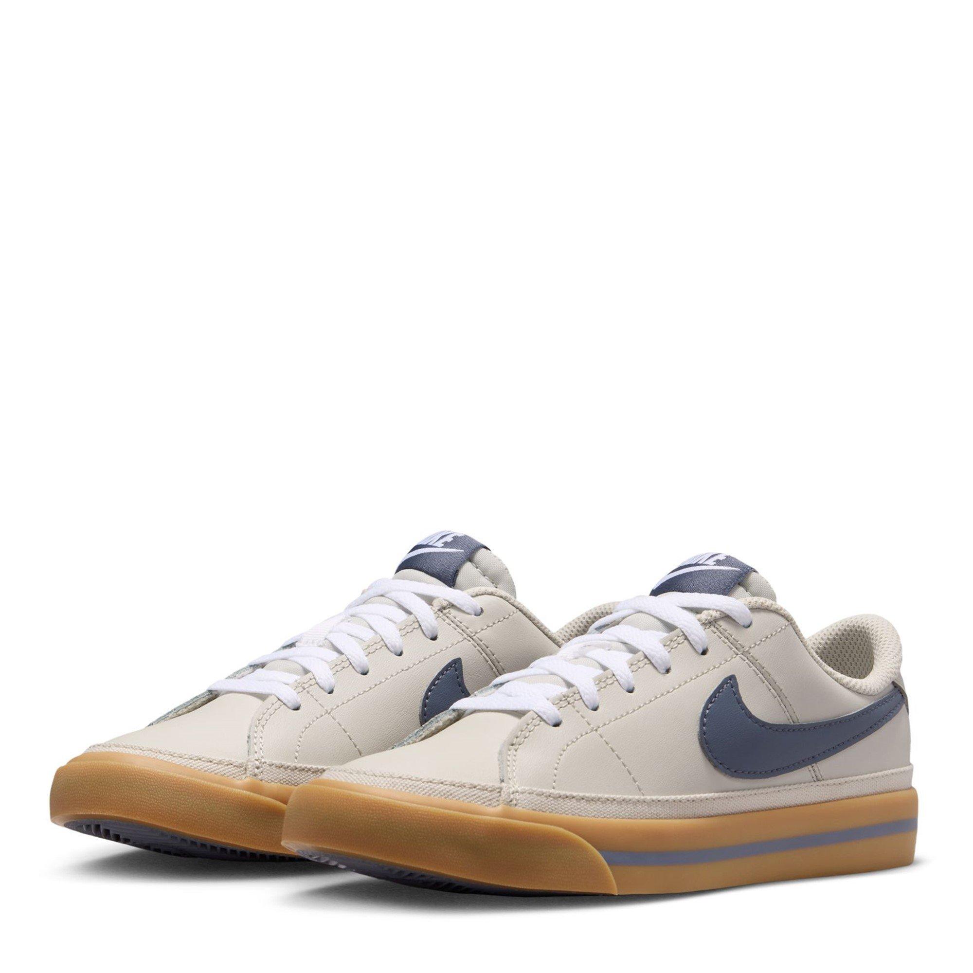 Bone/Carbon/Brn - Nike - Court Legacy Childrens Sneakers - 3
