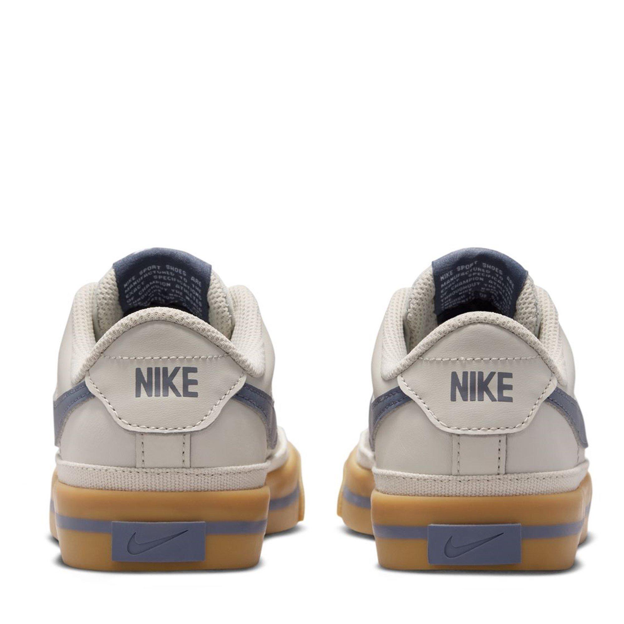 Bone/Carbon/Brn - Nike - Court Legacy Childrens Sneakers - 4