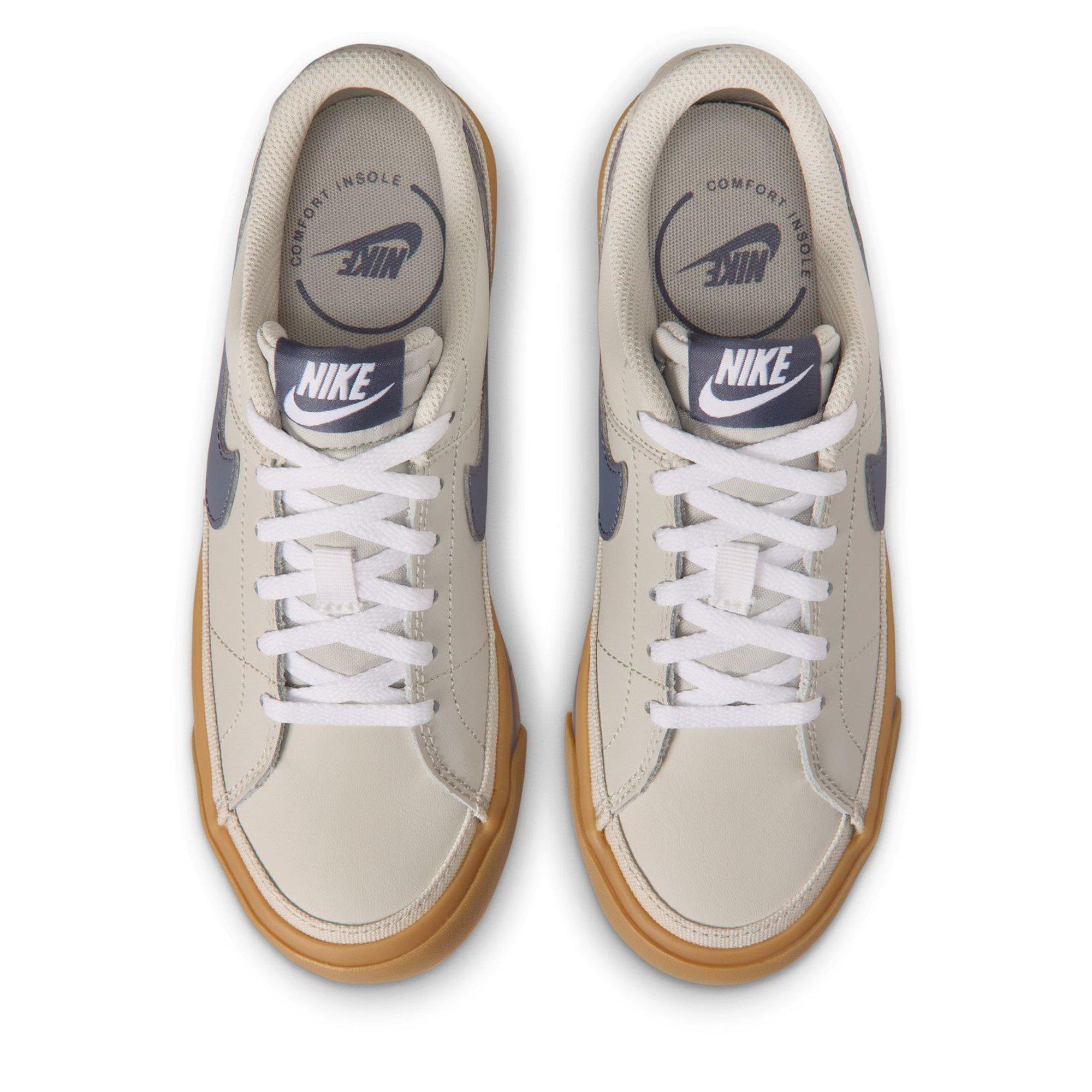 Bone/Carbon/Brn - Nike - Court Legacy Childrens Sneakers - 5