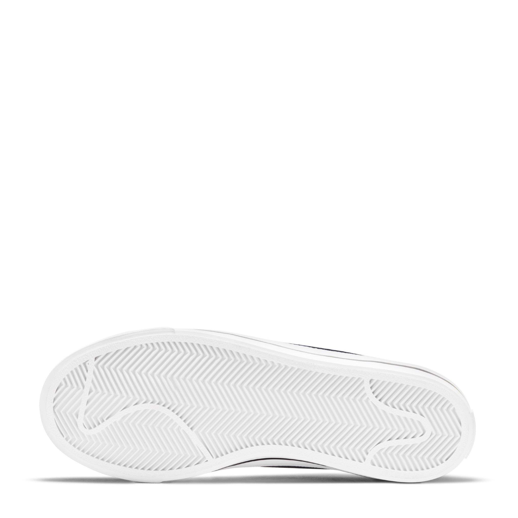 Wht/Royal Blk - Nike - Court Legacy Childrens Shoes - 3