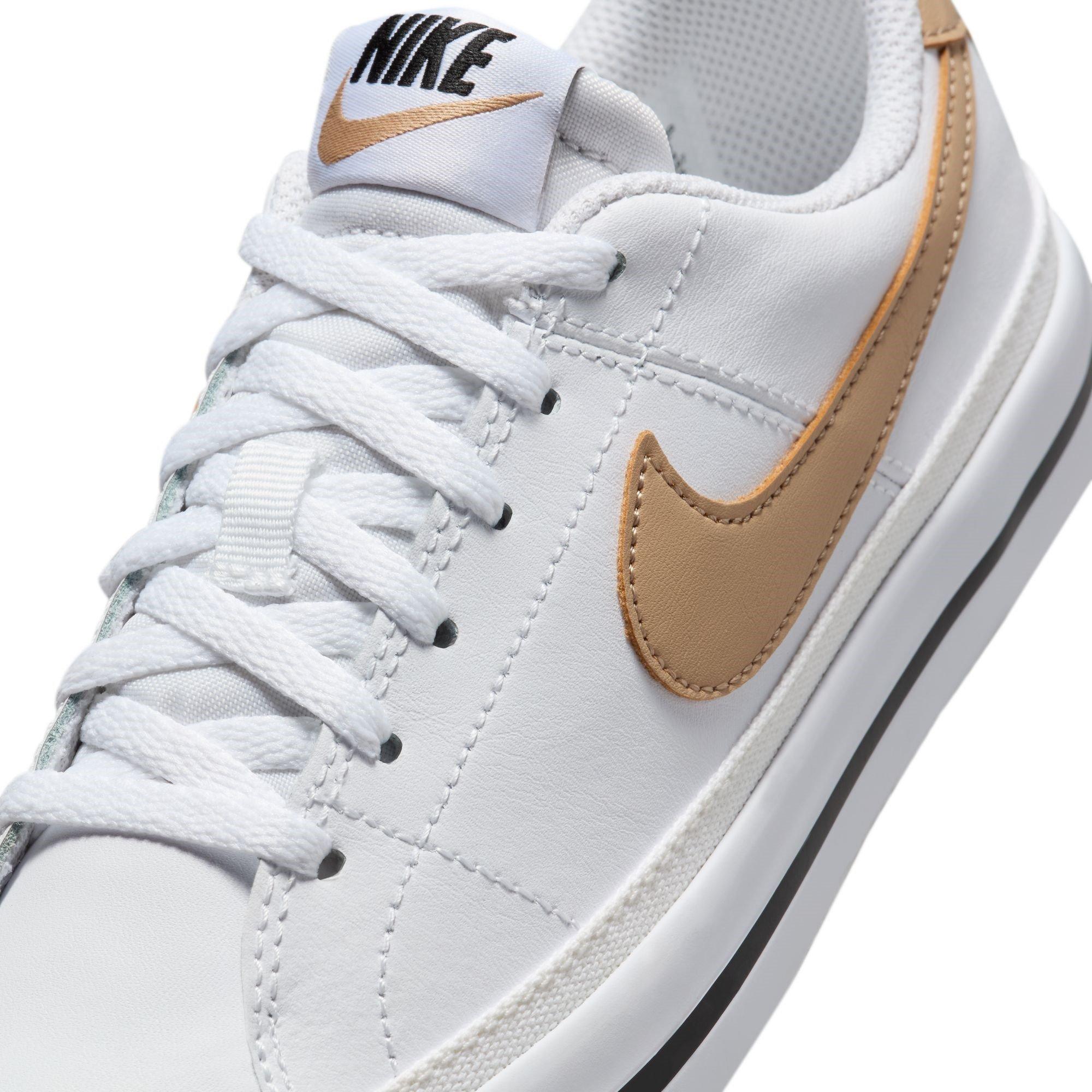 Wht/Hemp-Black - Nike - Nike Court Legacy Childrens Shoes - 7