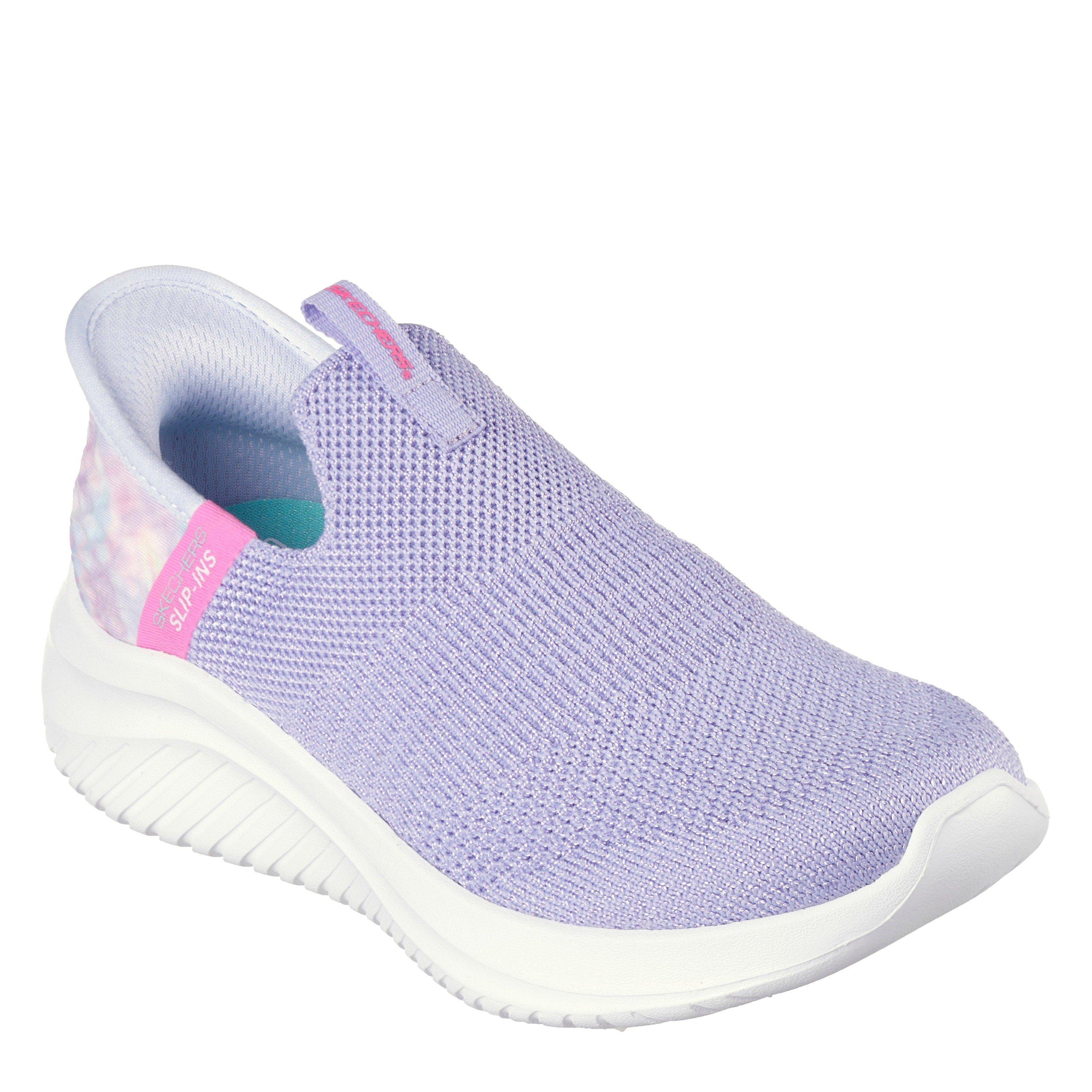 Lav/Multi - Skechers - Stretch Fit Printed Heel Slip On W Runners Unisex Kids - 1