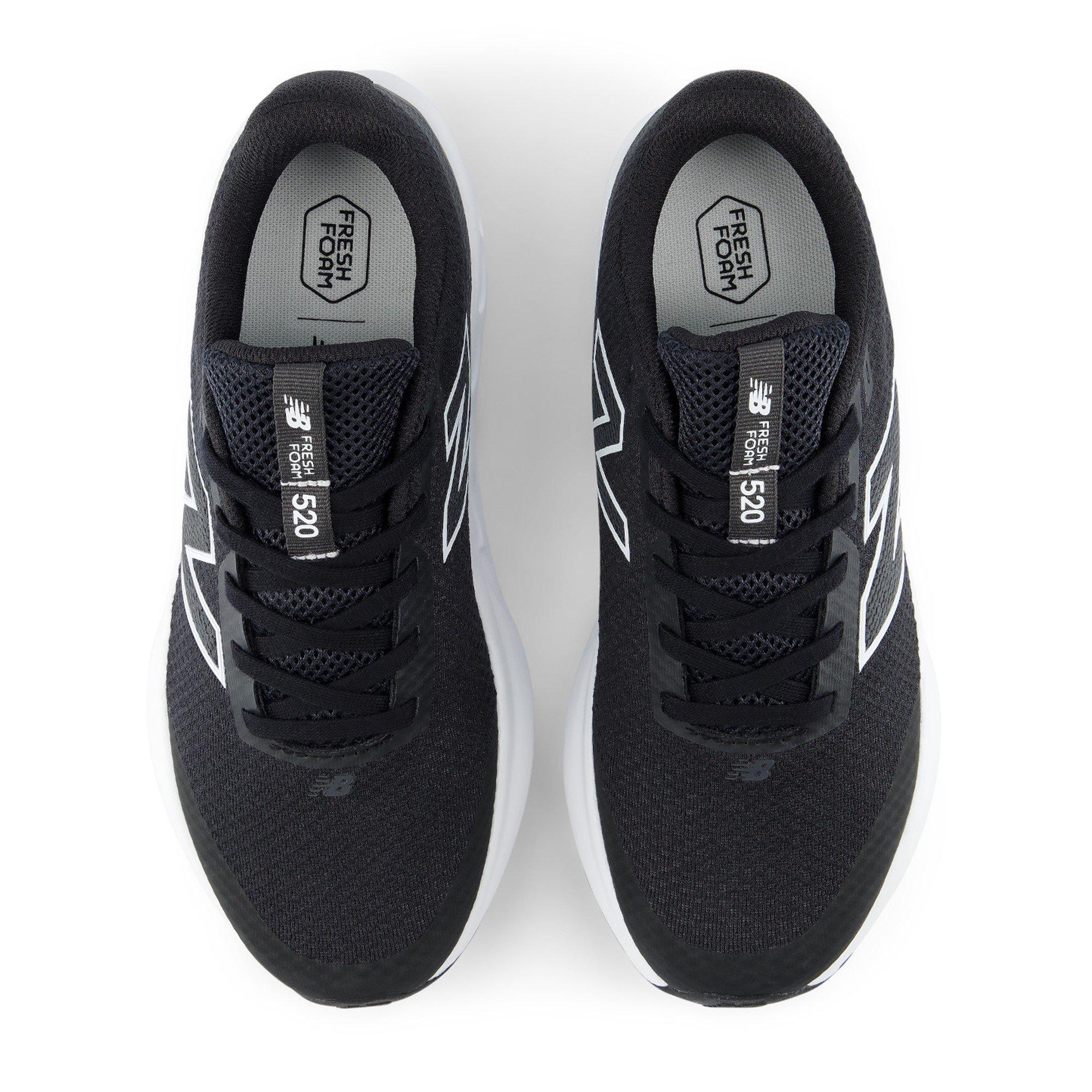 Black/White - New Balance - Kids' 520 Breathable Mesh Runners - 3
