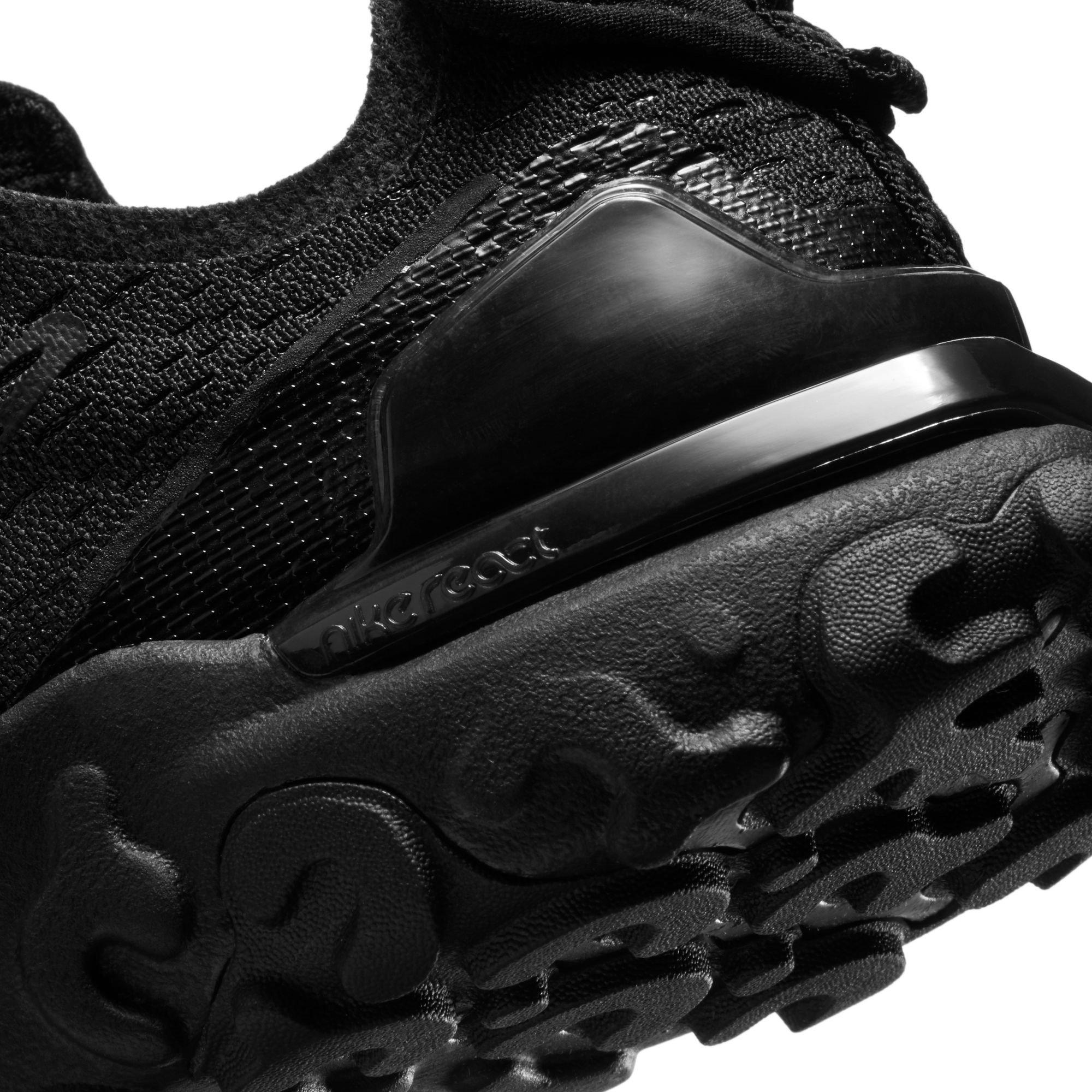 Triple Black - Nike - React Vision Shoes Juniors - 8