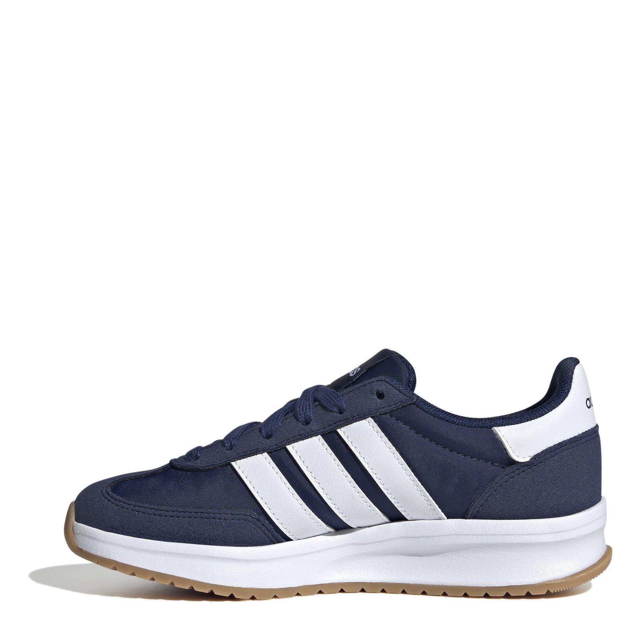 Blue/White - adidas - Run 70s 2.0 Shoes Juniors - 2