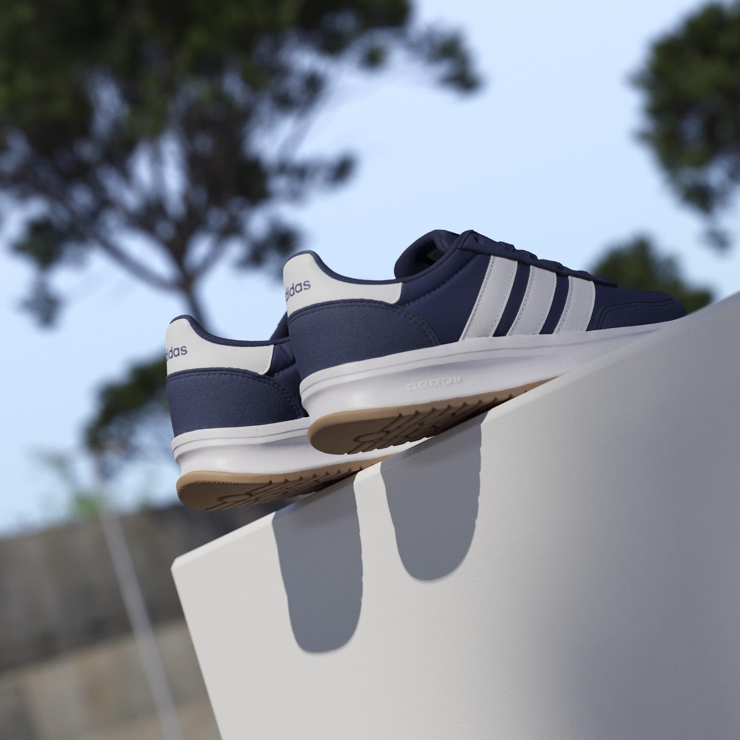 Blue/White - adidas - Run 70s 2.0 Shoes Juniors - 16