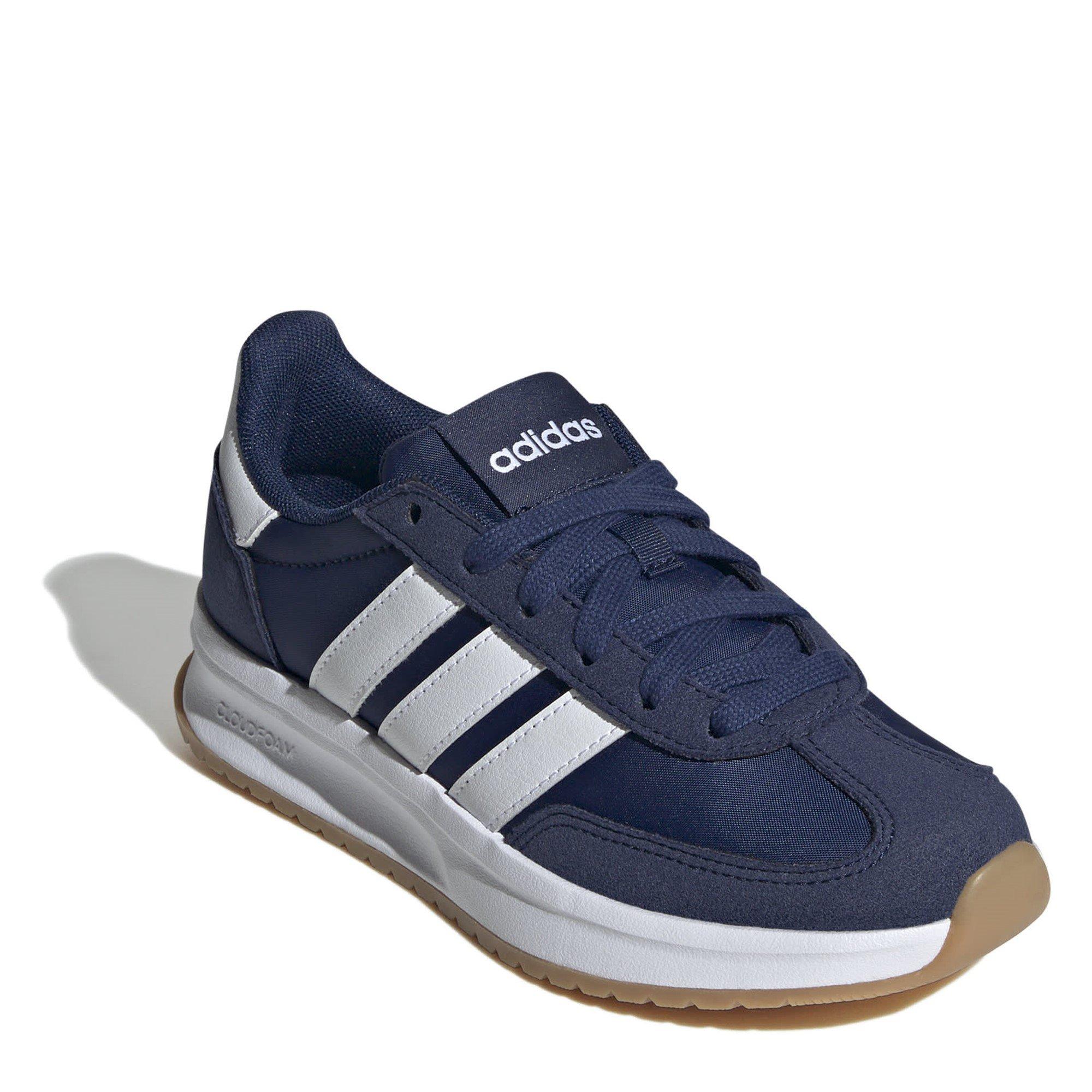 Blue/White - adidas - Run 70s 2.0 Shoes Juniors - 3