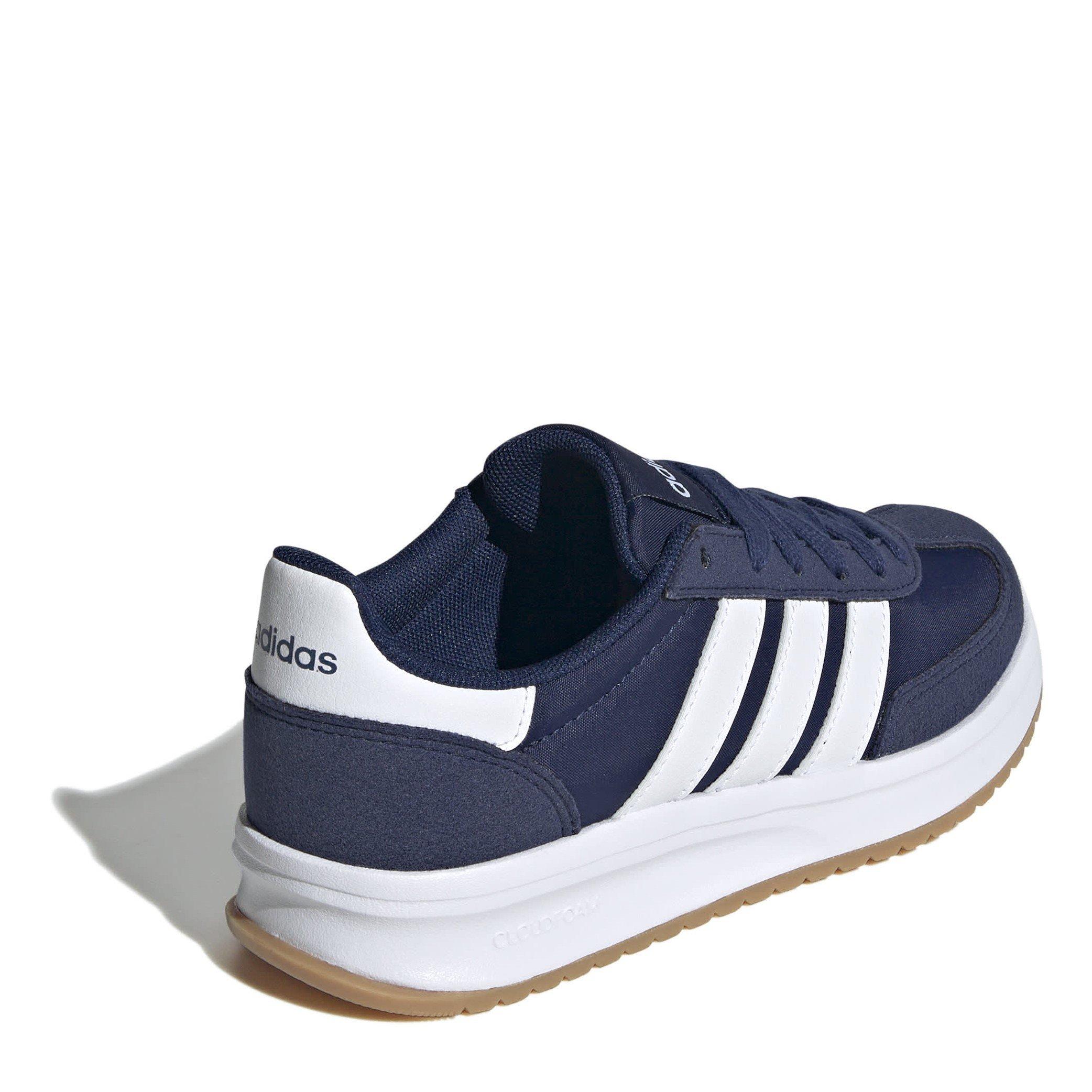 Blue/White - adidas - Run 70s 2.0 Shoes Juniors - 4