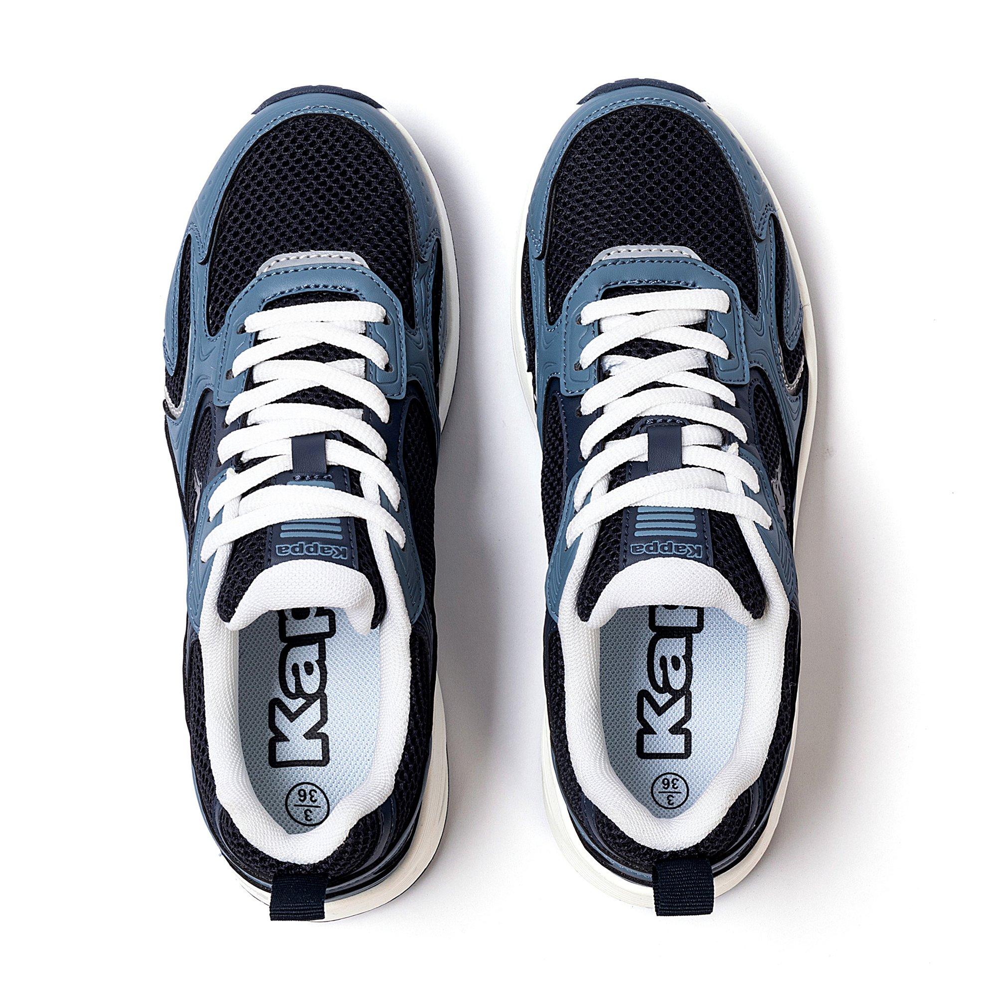 Navy/White - Kappa - Sole Junior Trainers - 4
