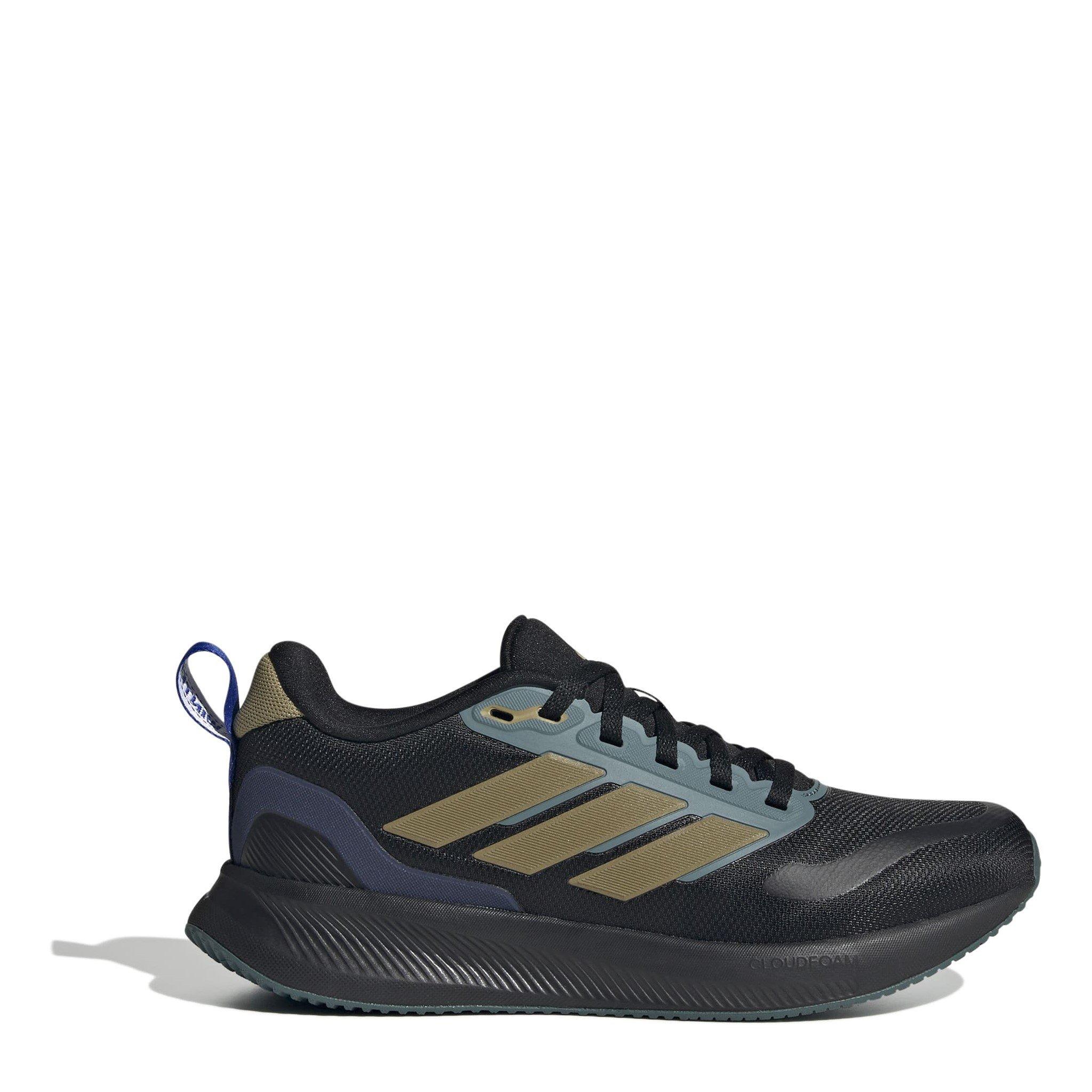 Adidas Boys Kids' Runfalcon Runners - Black/Khki/Tl - 4 (36.5)
