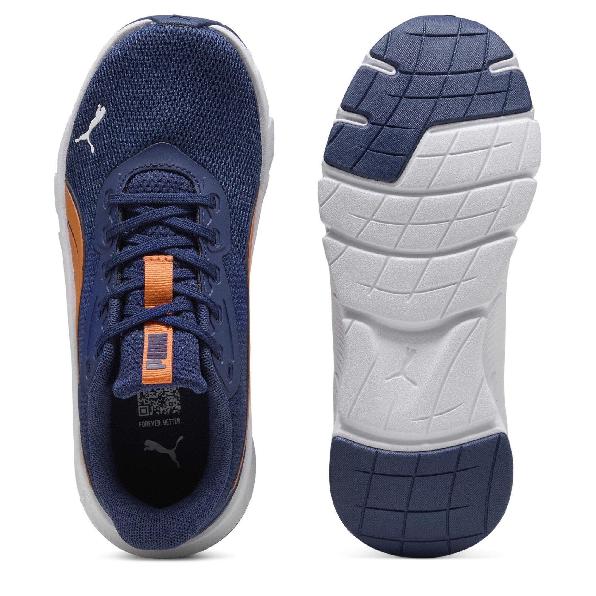 Blue/Orange/Wht - Puma - FlexFocus Lite Junior Shoes - 3