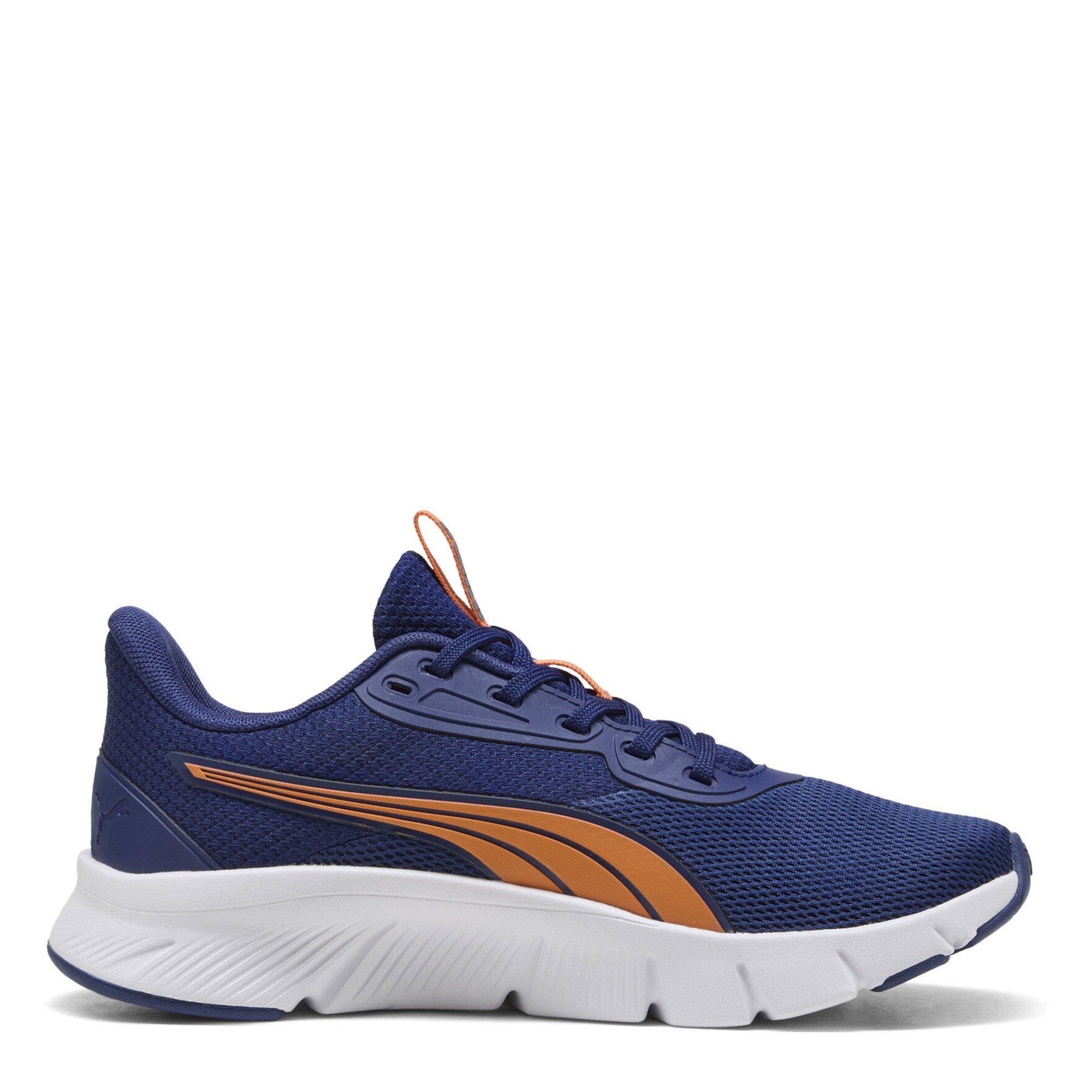 Blue/Orange/Wht - Puma - FlexFocus Lite Junior Shoes - 4