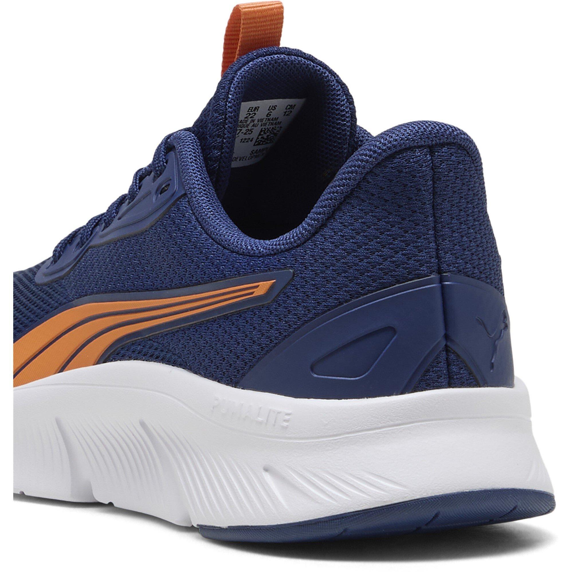 Blue/Orange/Wht - Puma - FlexFocus Lite Junior Shoes - 5