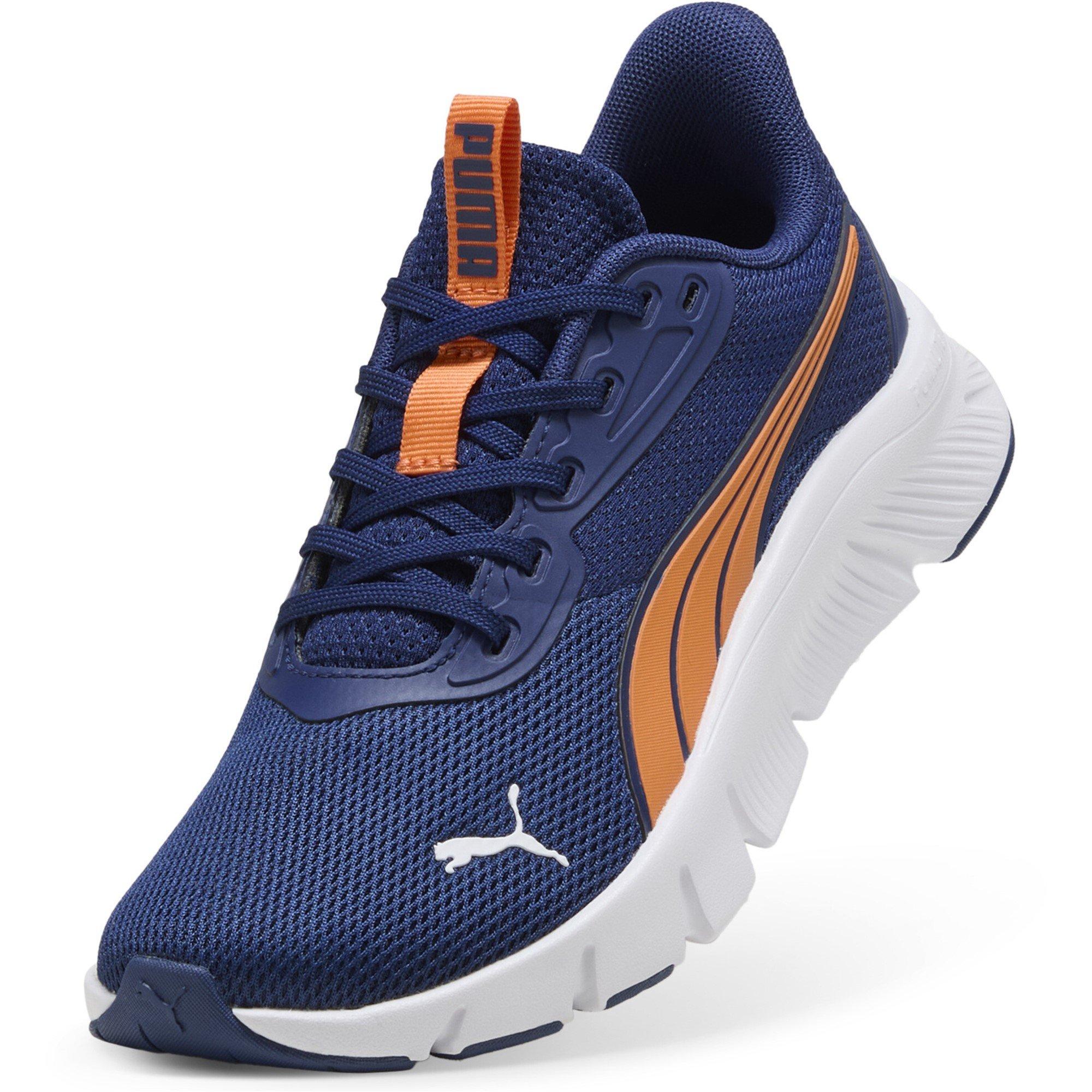 Blue/Orange/Wht - Puma - FlexFocus Lite Junior Shoes - 6