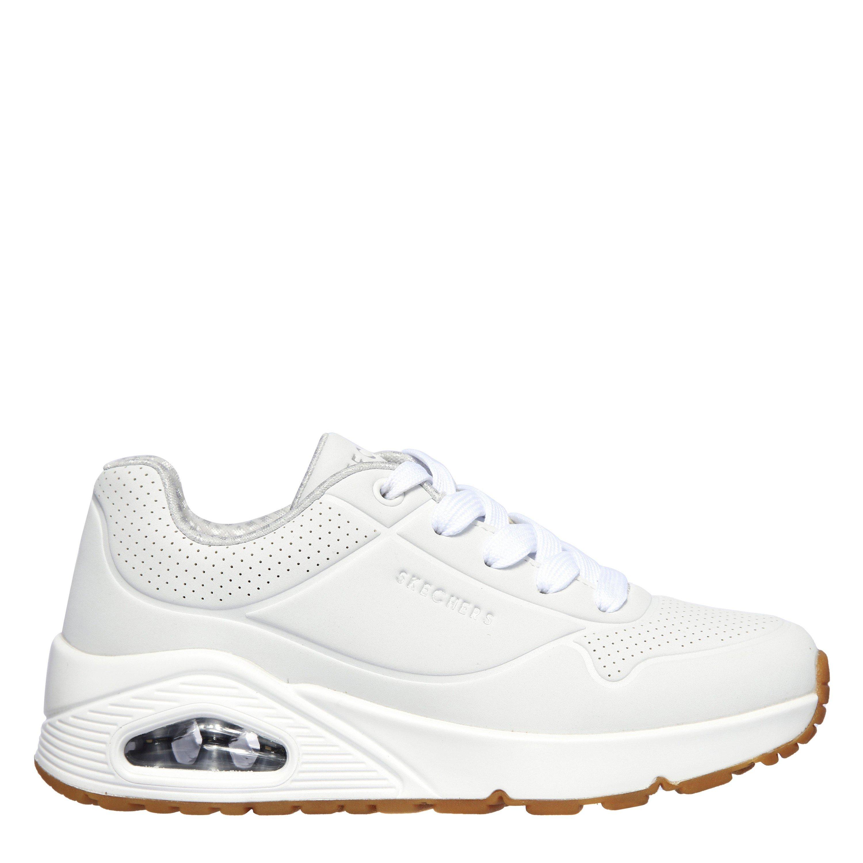 Skechers Boys Uno Stand On Air Trainers Junior - White - 3 (36)