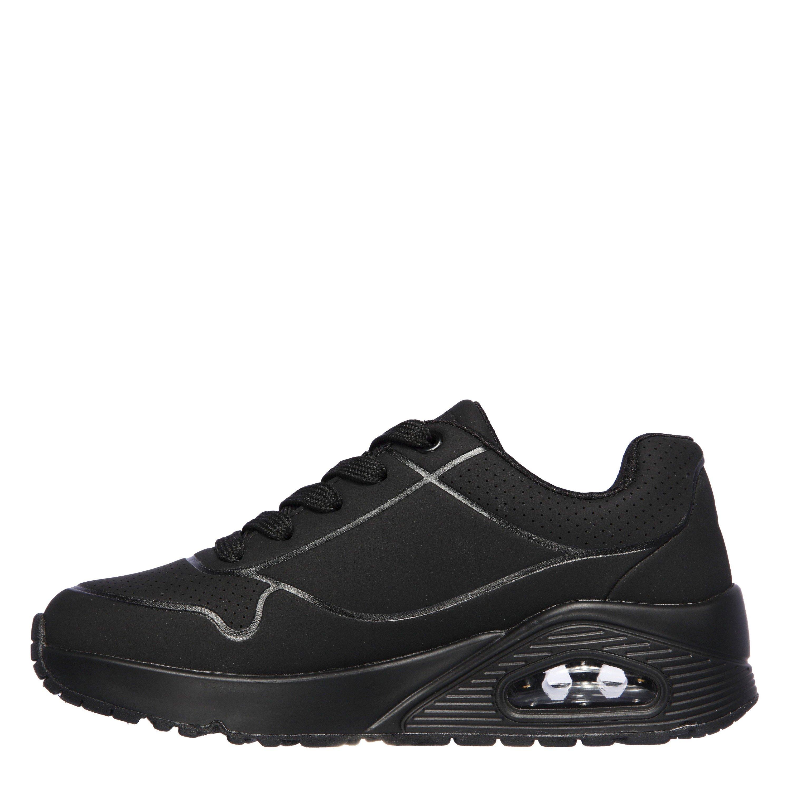 Black - Skechers - Uno Stand On Air Trainers Junior - 2