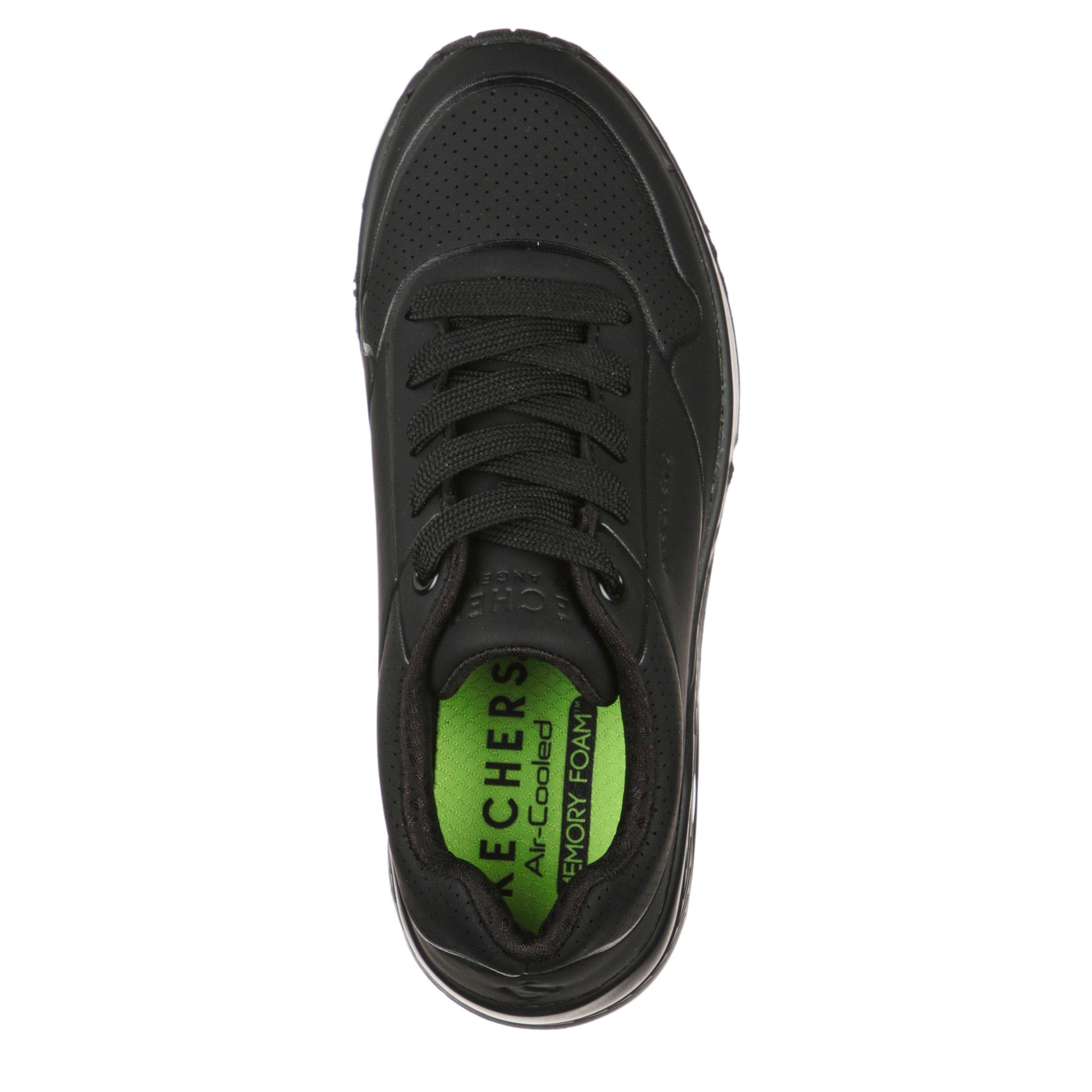 Black - Skechers - Uno Stand On Air Trainers Junior - 4
