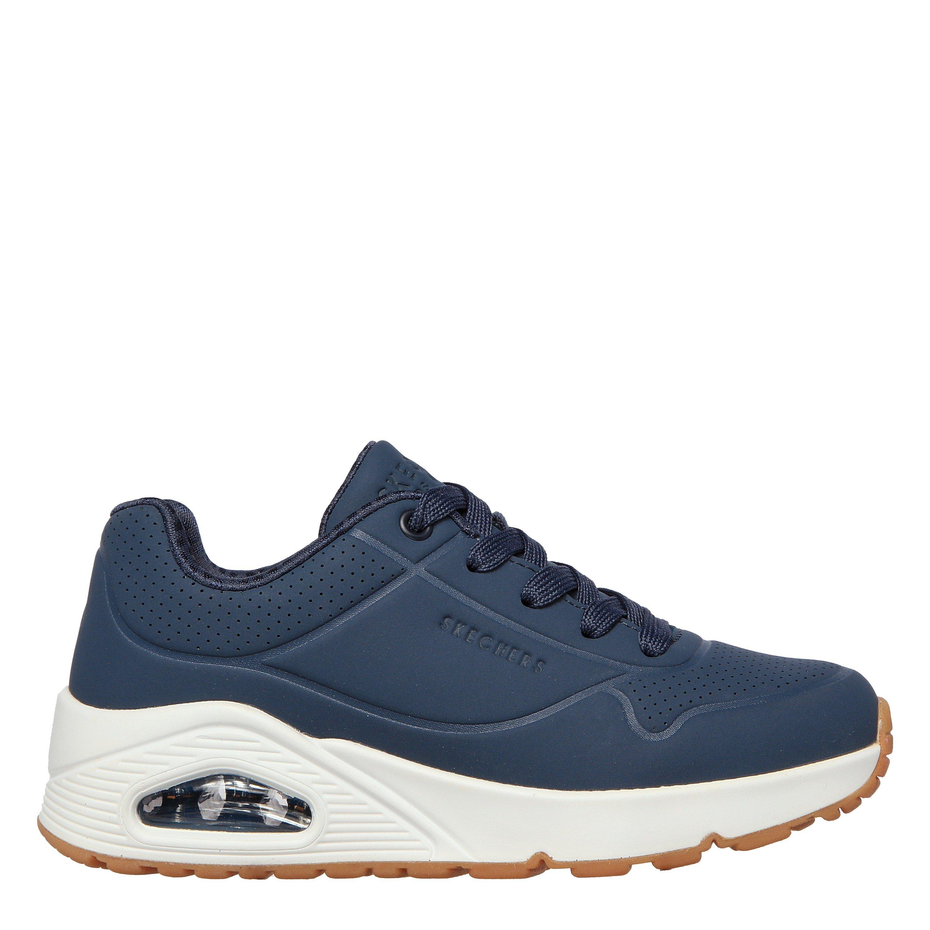 Skechers Boys Uno Stand On Air Trainers Junior - Navy/White - 5 (38)