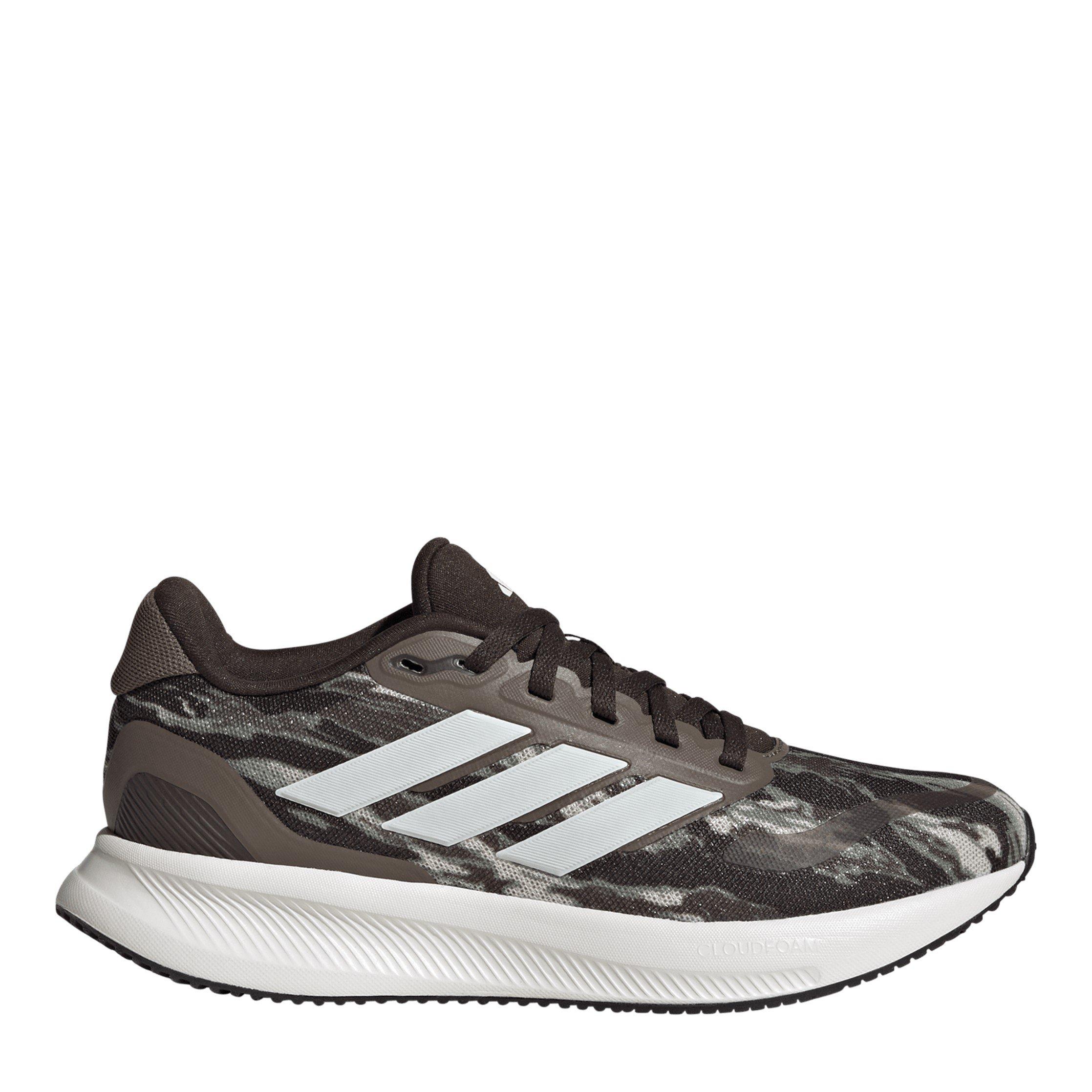 Adidas  Camo Print Runfalcon 5 Juniors Running Shoes - 5 (38)