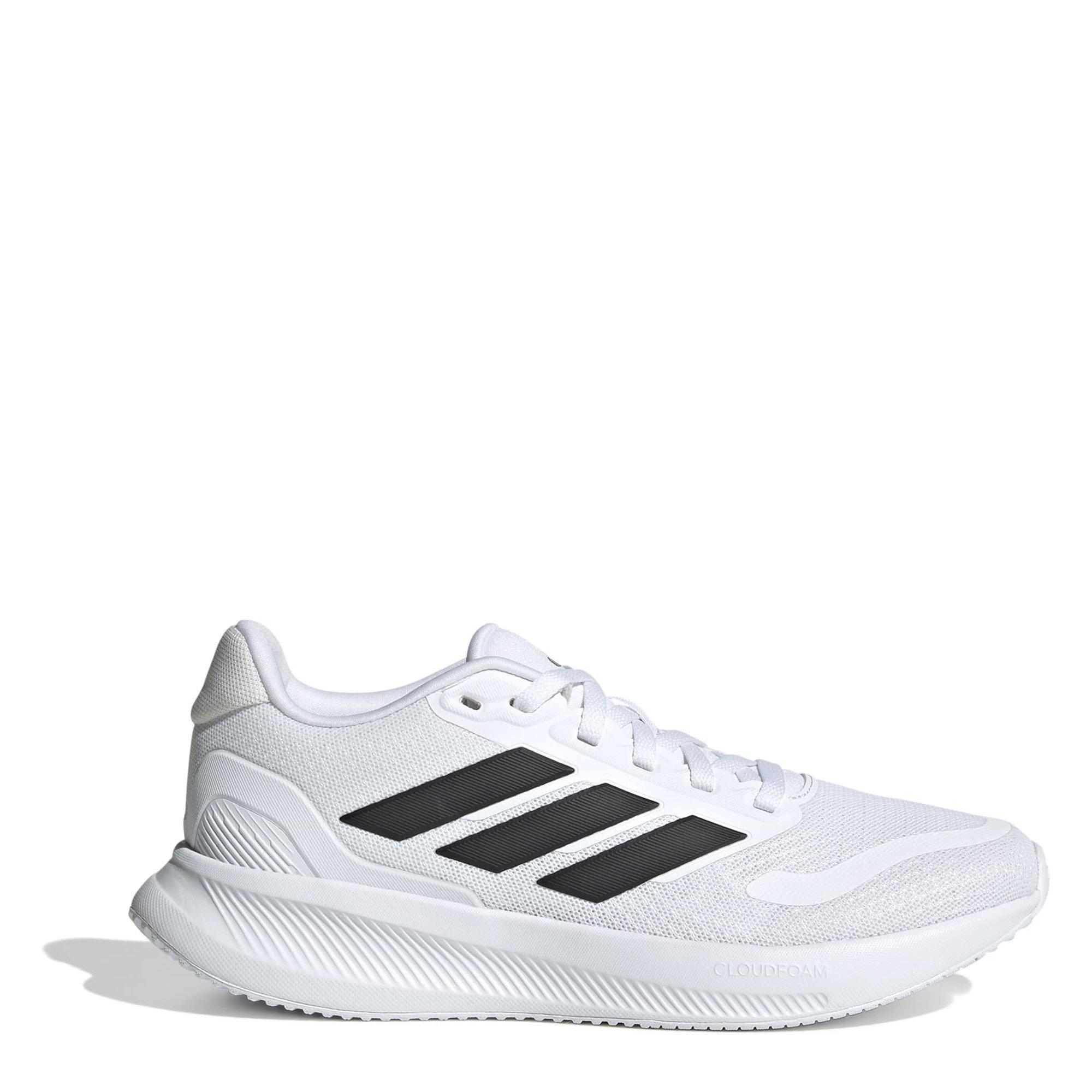 Adidas  White/Black Runfalcon 5 Juniors Running Shoes - 5 (38)