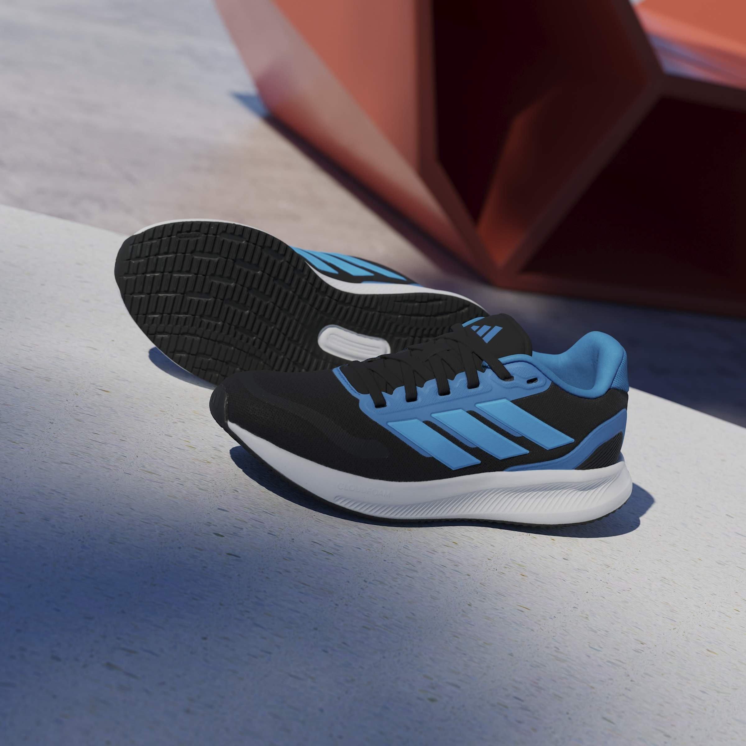 Negro/Azul - adidas - Runfalcon 5 Juniors Running Shoes - 11