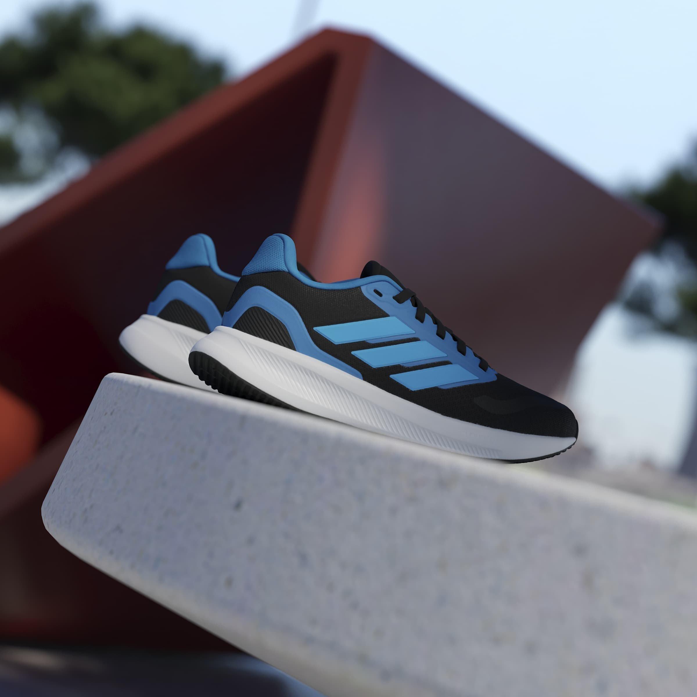 Negro/Azul - adidas - Runfalcon 5 Juniors Running Shoes - 13