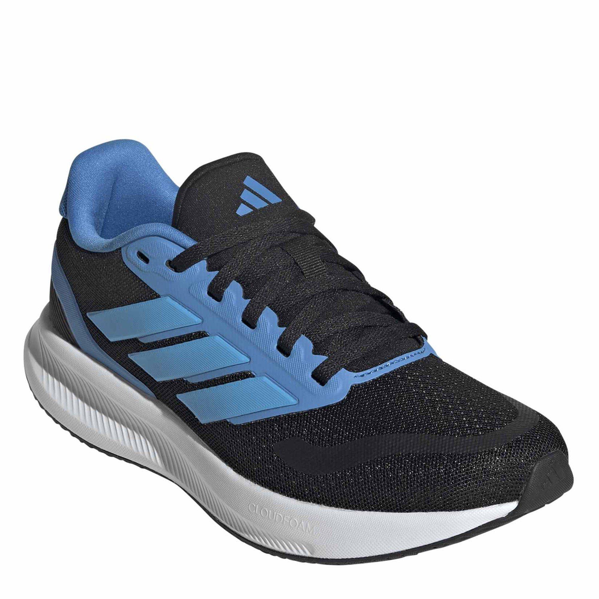 Negro/Azul - adidas - Runfalcon 5 Juniors Running Shoes - 3