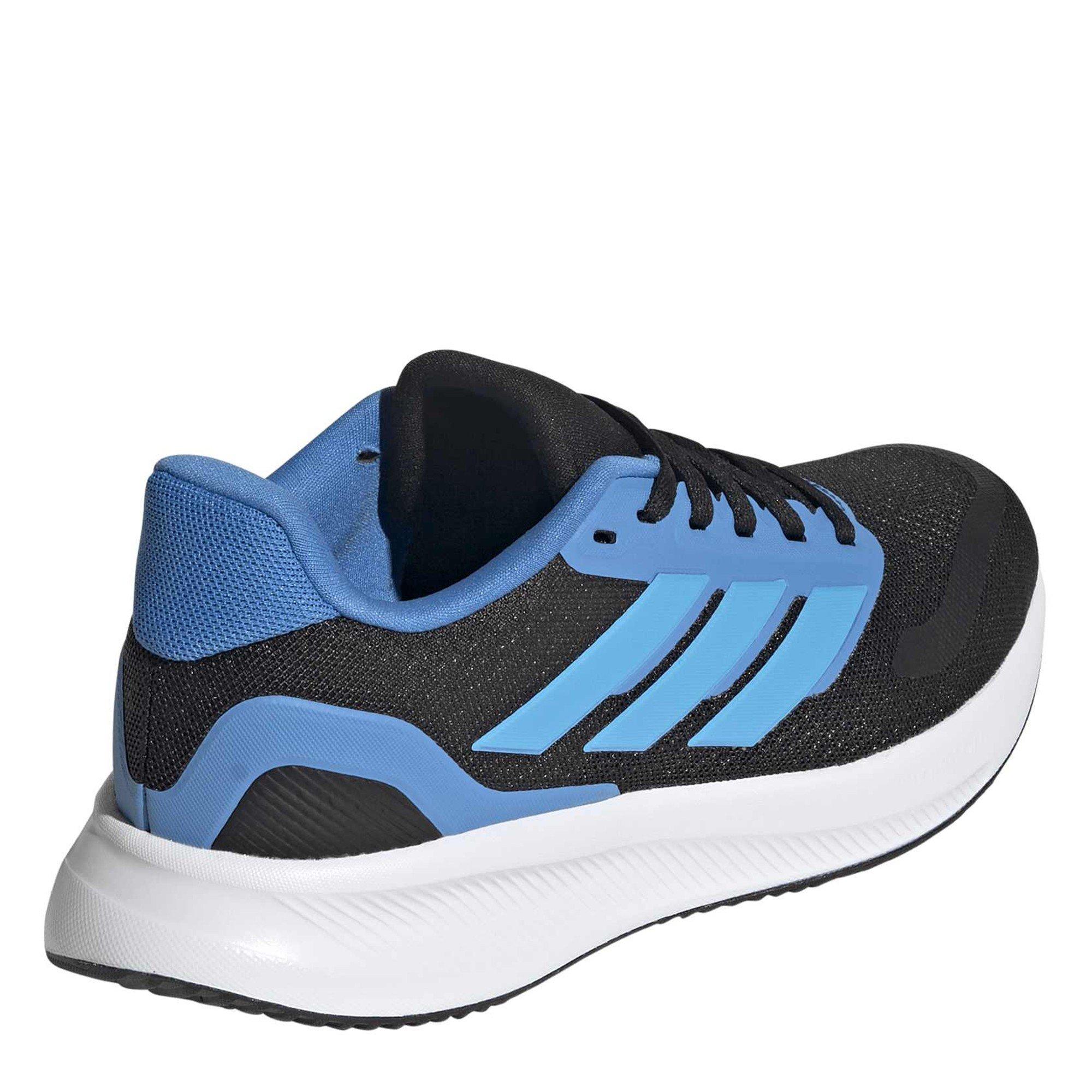Negro/Azul - adidas - Runfalcon 5 Juniors Running Shoes - 4