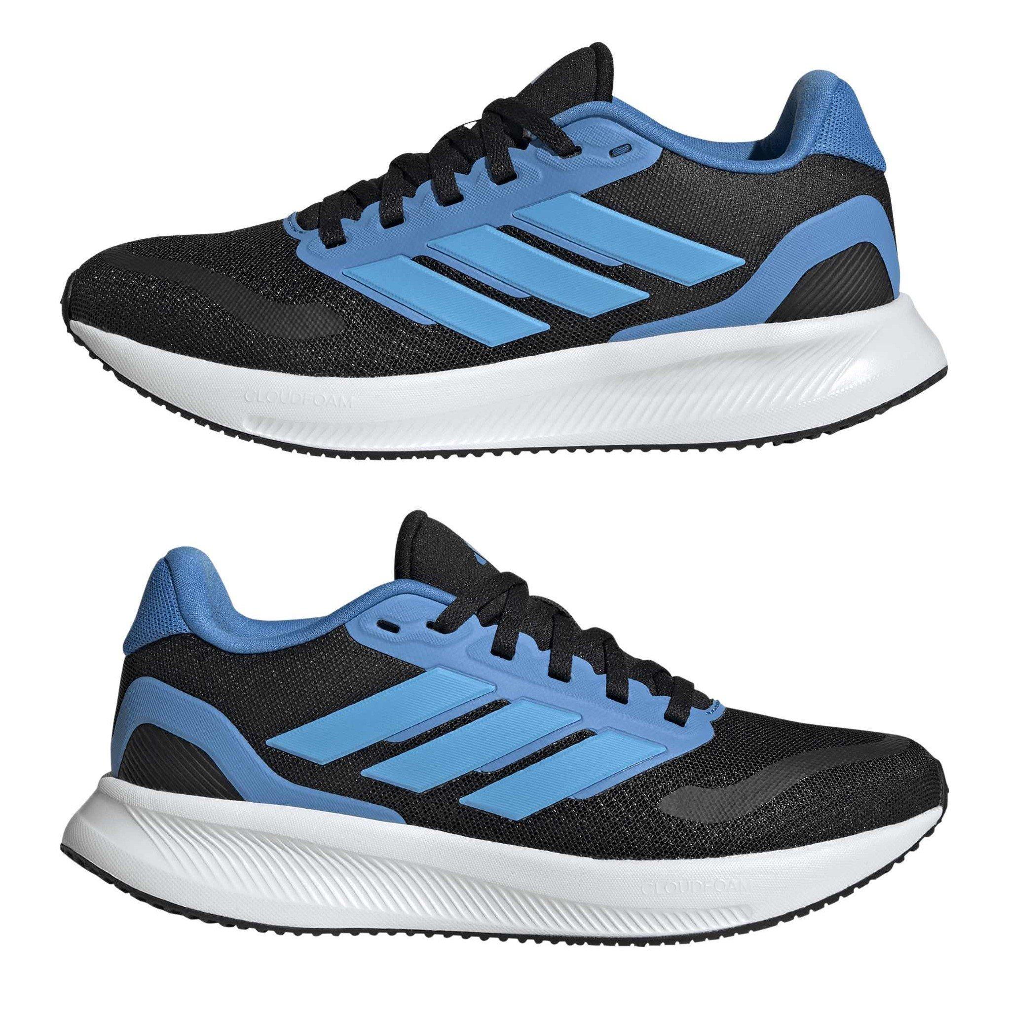 Negro/Azul - adidas - Runfalcon 5 Juniors Running Shoes - 9