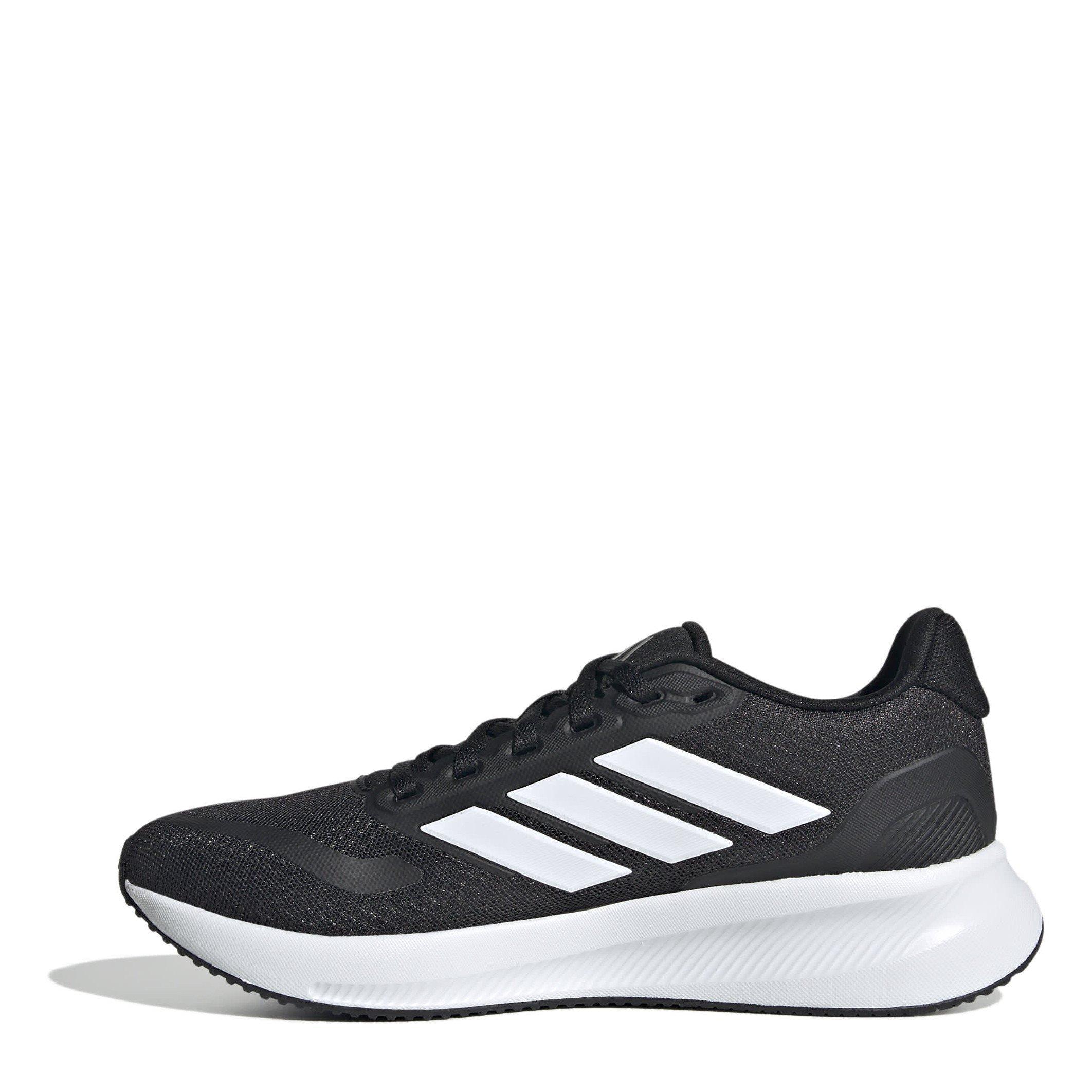 Black/White - adidas - Runfalcon 5 Juniors Running Shoes - 2