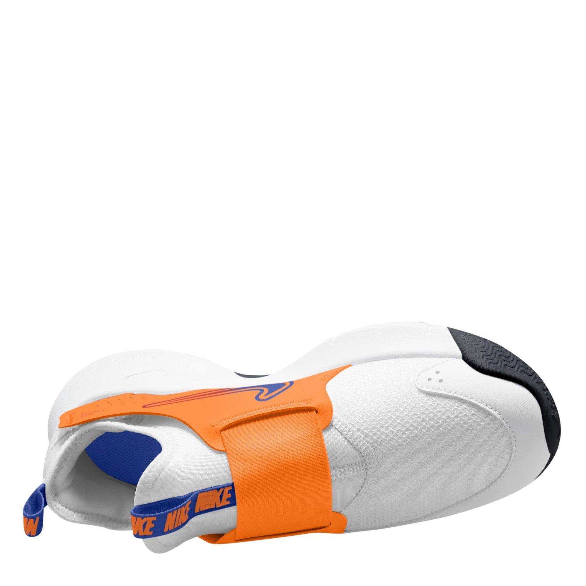 White/Orange - Nike - Flex Runner 3 Big Kids Road Running Shoes - 9