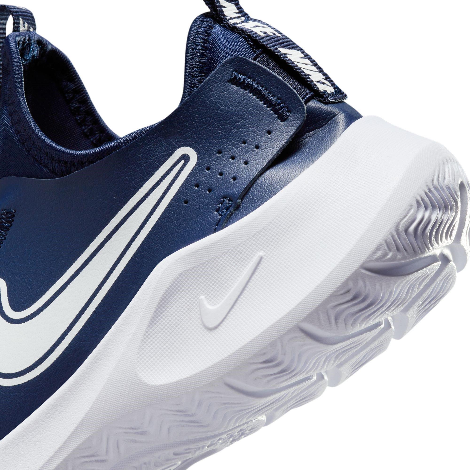Navy/White - Nike - Flex Runner 3 Big Kids Road Running Shoes - 8