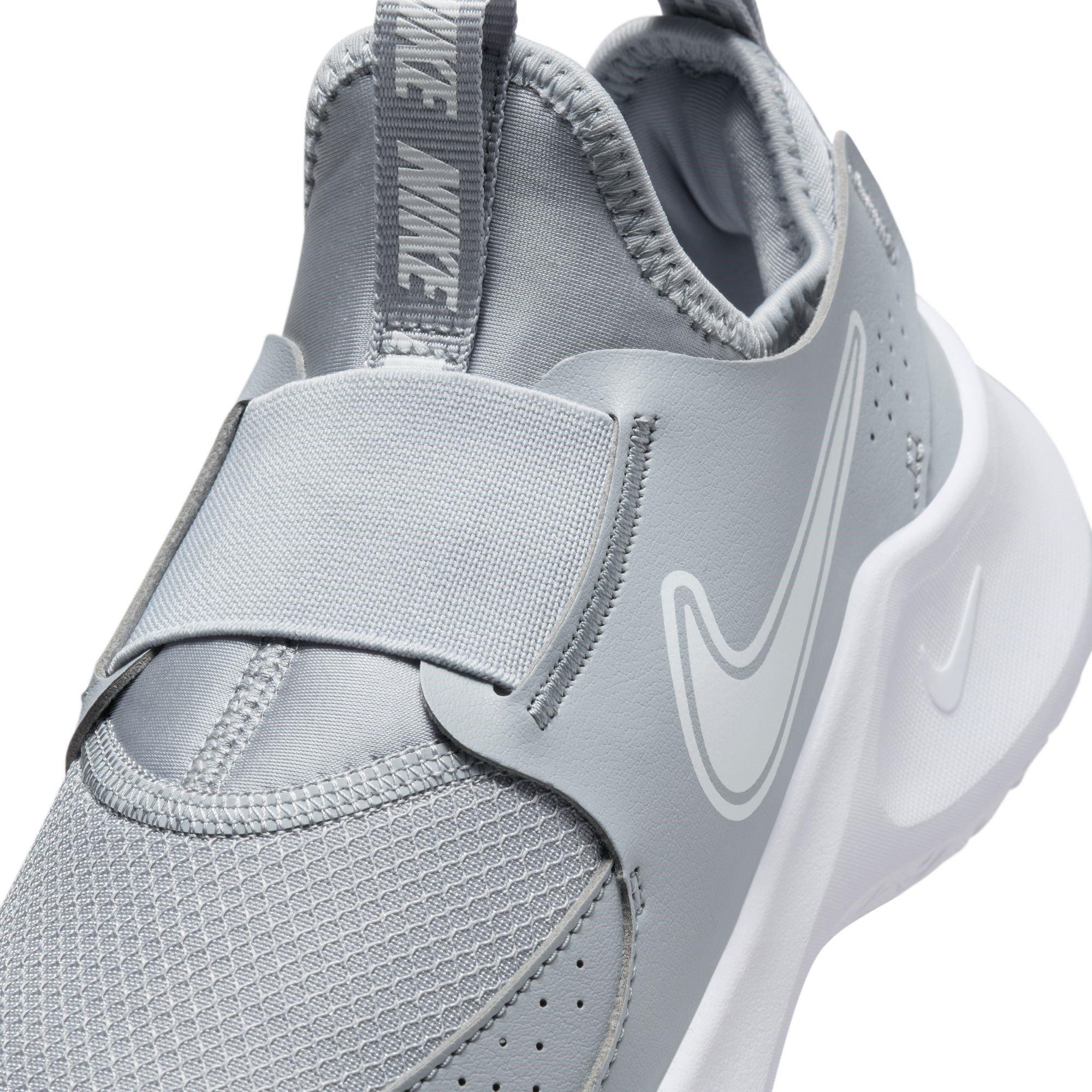 Grey/White - Nike - Flex Runner 3 Big Kids Road Running Shoes - 7