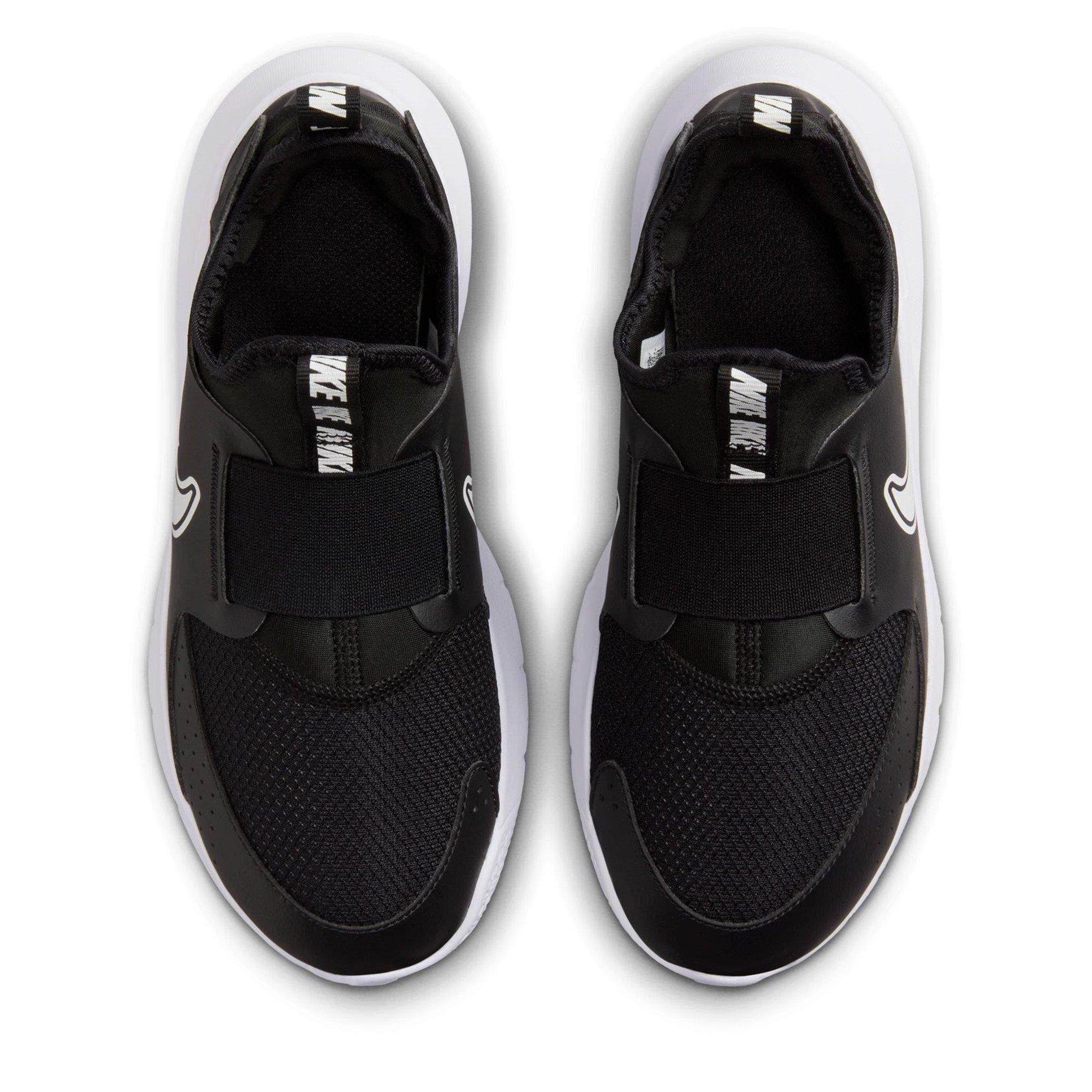 Black/White - Nike - Flex Runner 3 Big Kids Road Running Shoes - 5