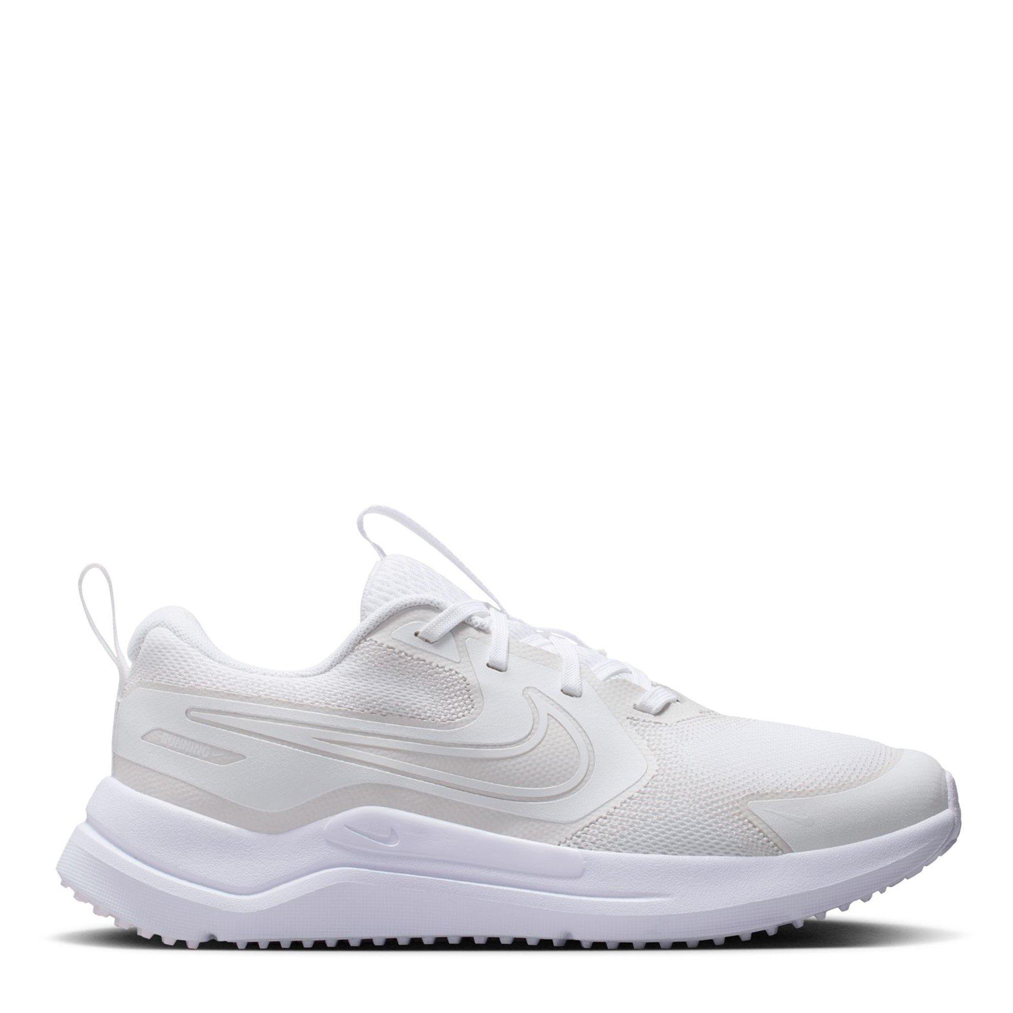 Nike Boys Cosmic Runners Juniors - Triple White - 5.5 (38.5)