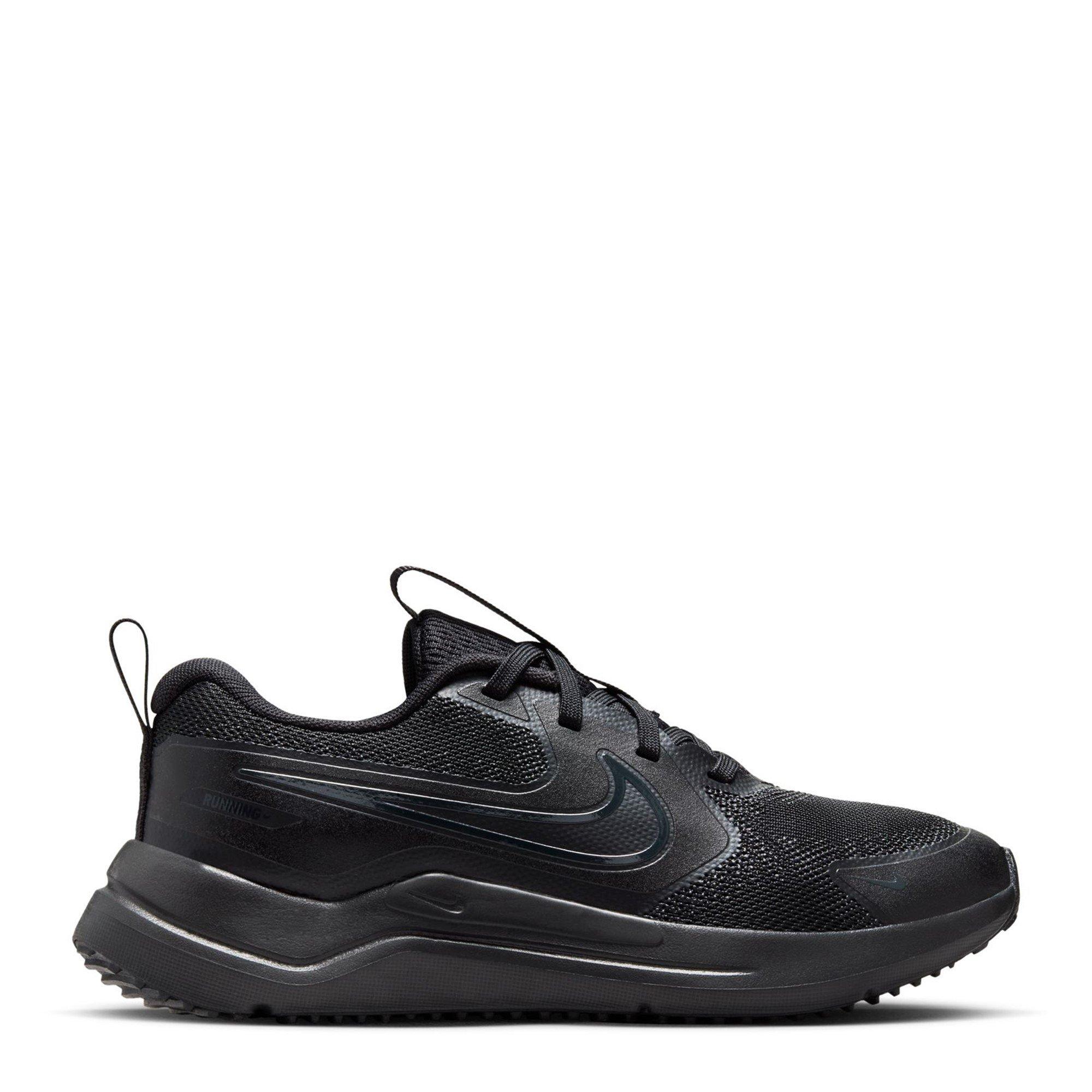 Nike Boys Cosmic Runners Juniors - Triple Black - 3 (35.5)